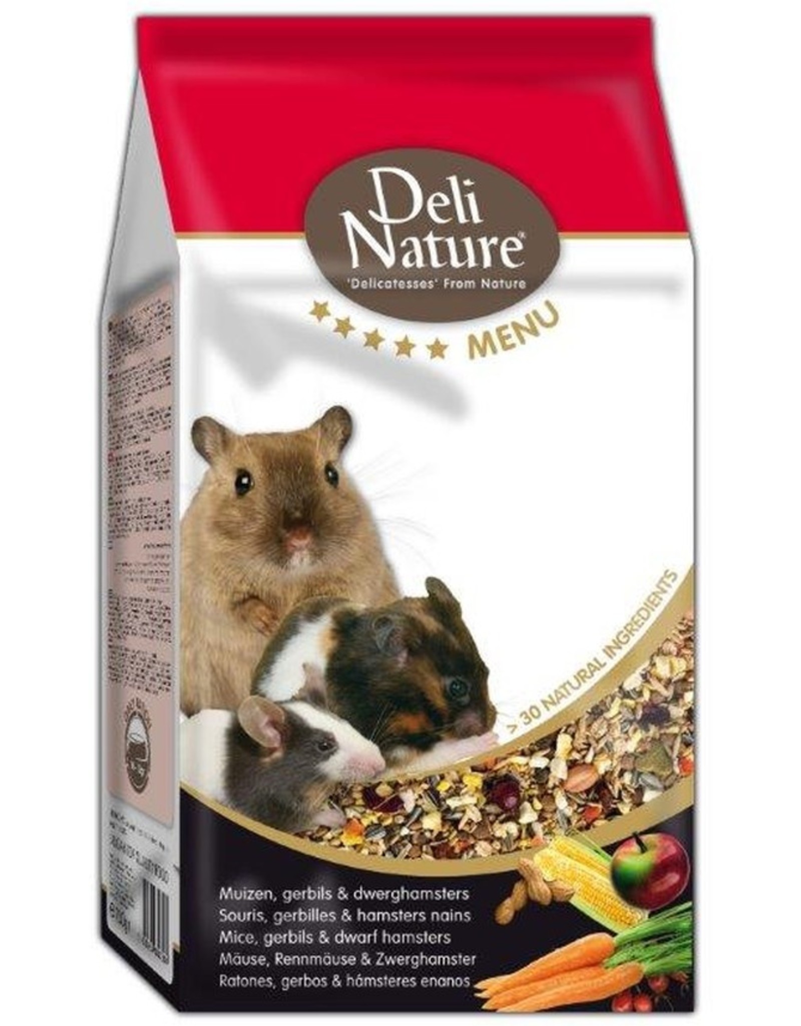 Deli Nature Beduco Deli Nature Nager 5*-Menü MÄUSSCHEN, RENNMÄUSSCHEN, ZWERGHAMSTER 750g