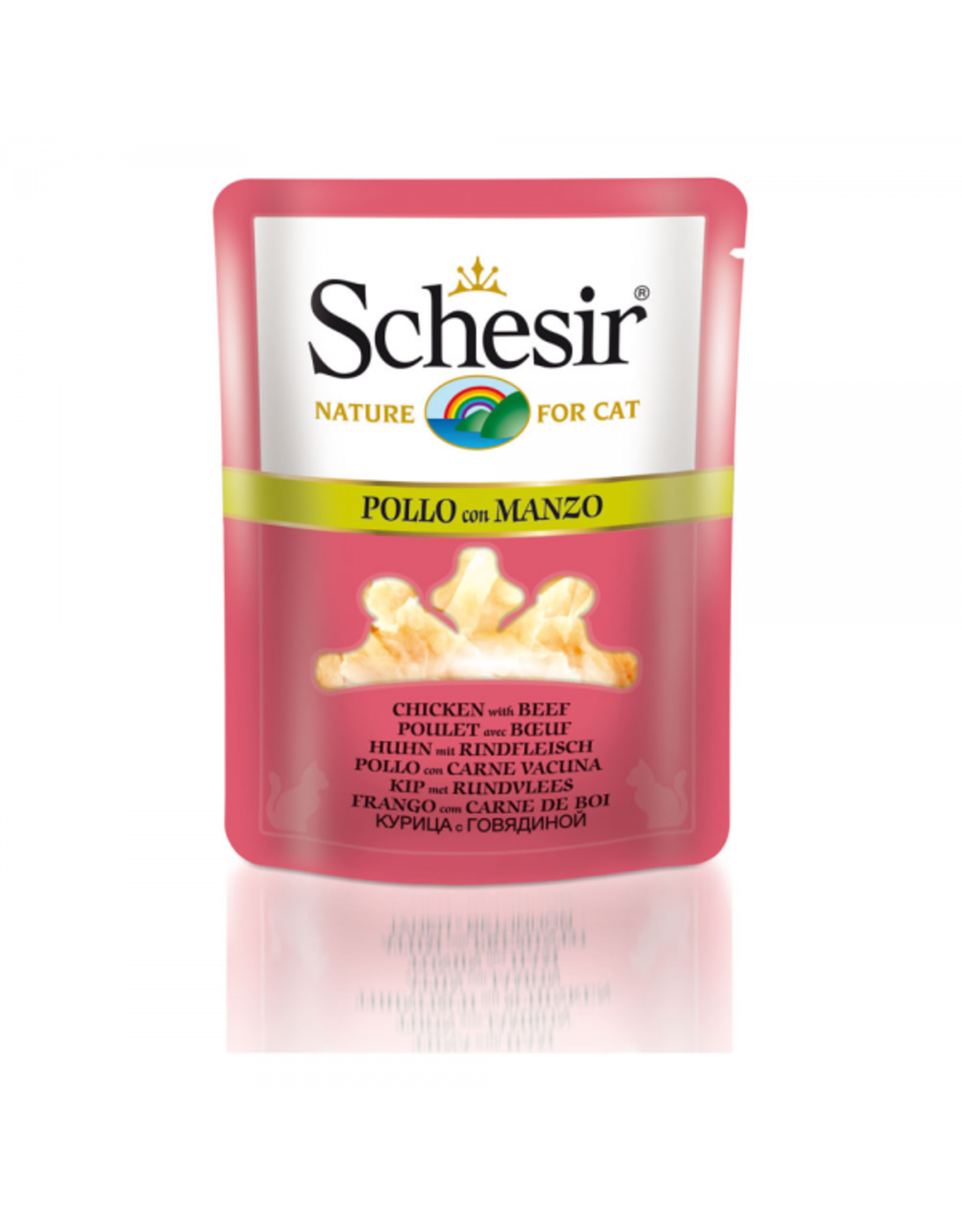 Schesir Schesir Huhn & Rinderfleisch 70g Frischebeutel