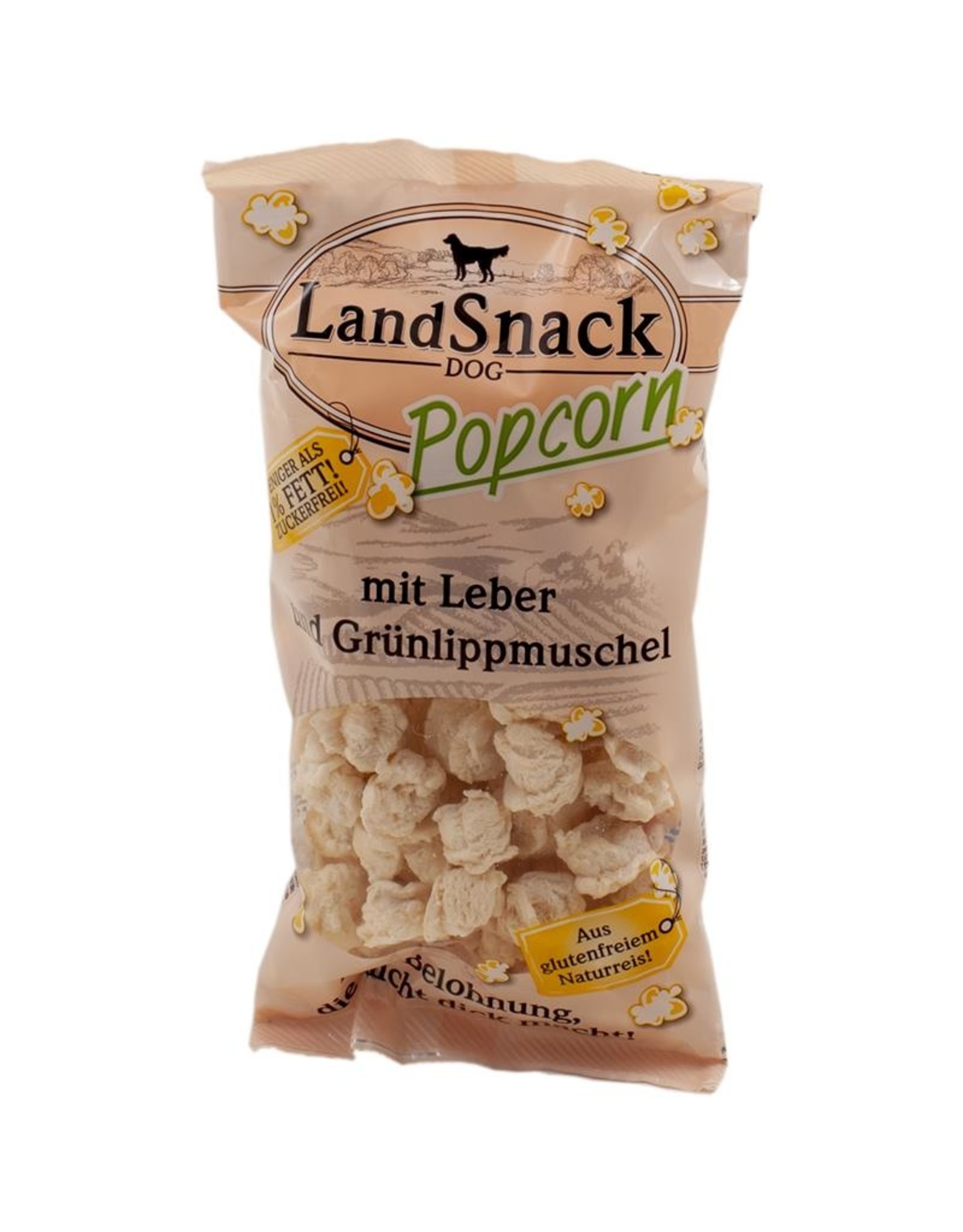 Landfleisch LandSnack Dog Popcorn mit Leber und Grünlippmuschel 30g