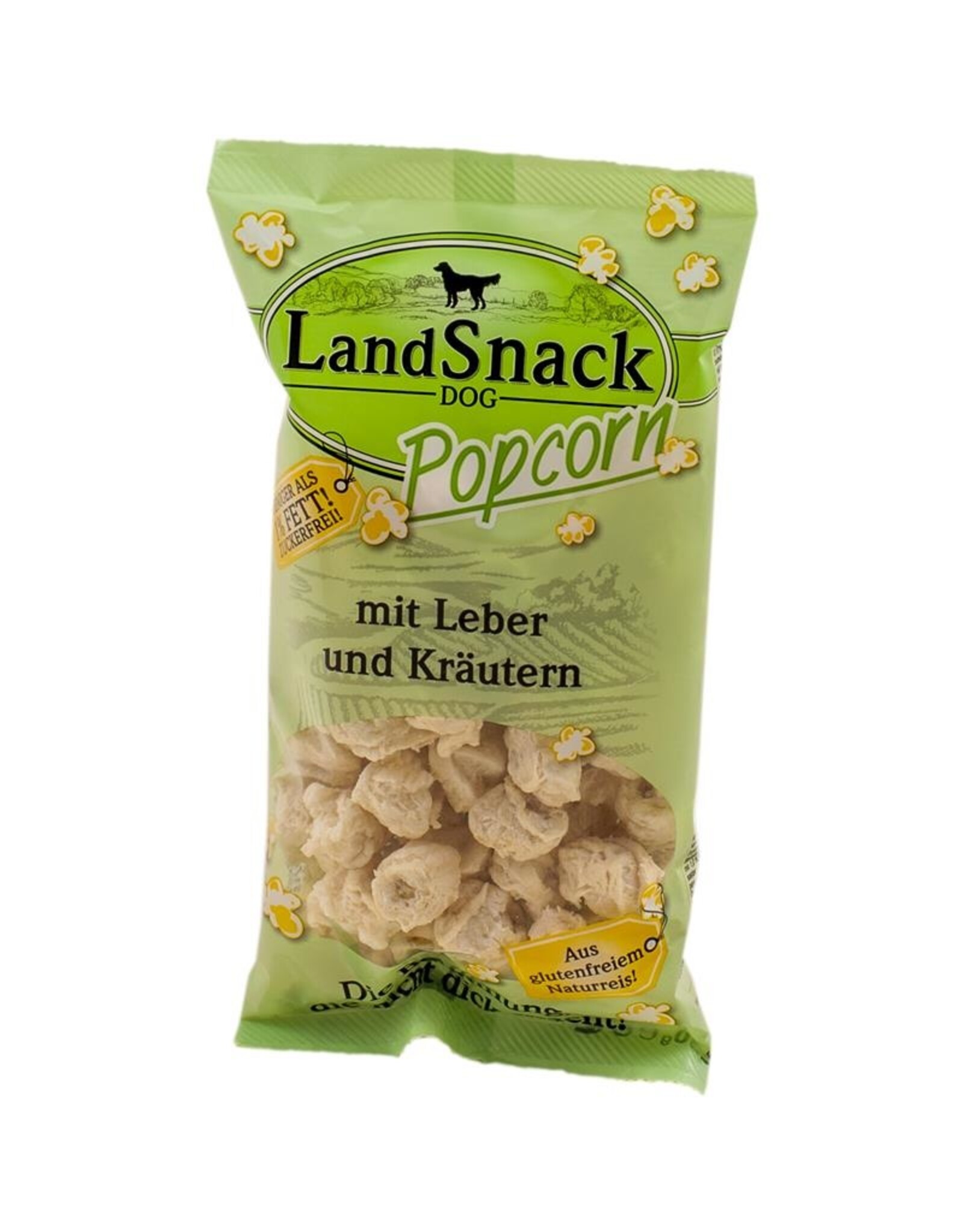 Landfleisch LandSnack Dog Popcorn mit Leber und Kräutern 30g