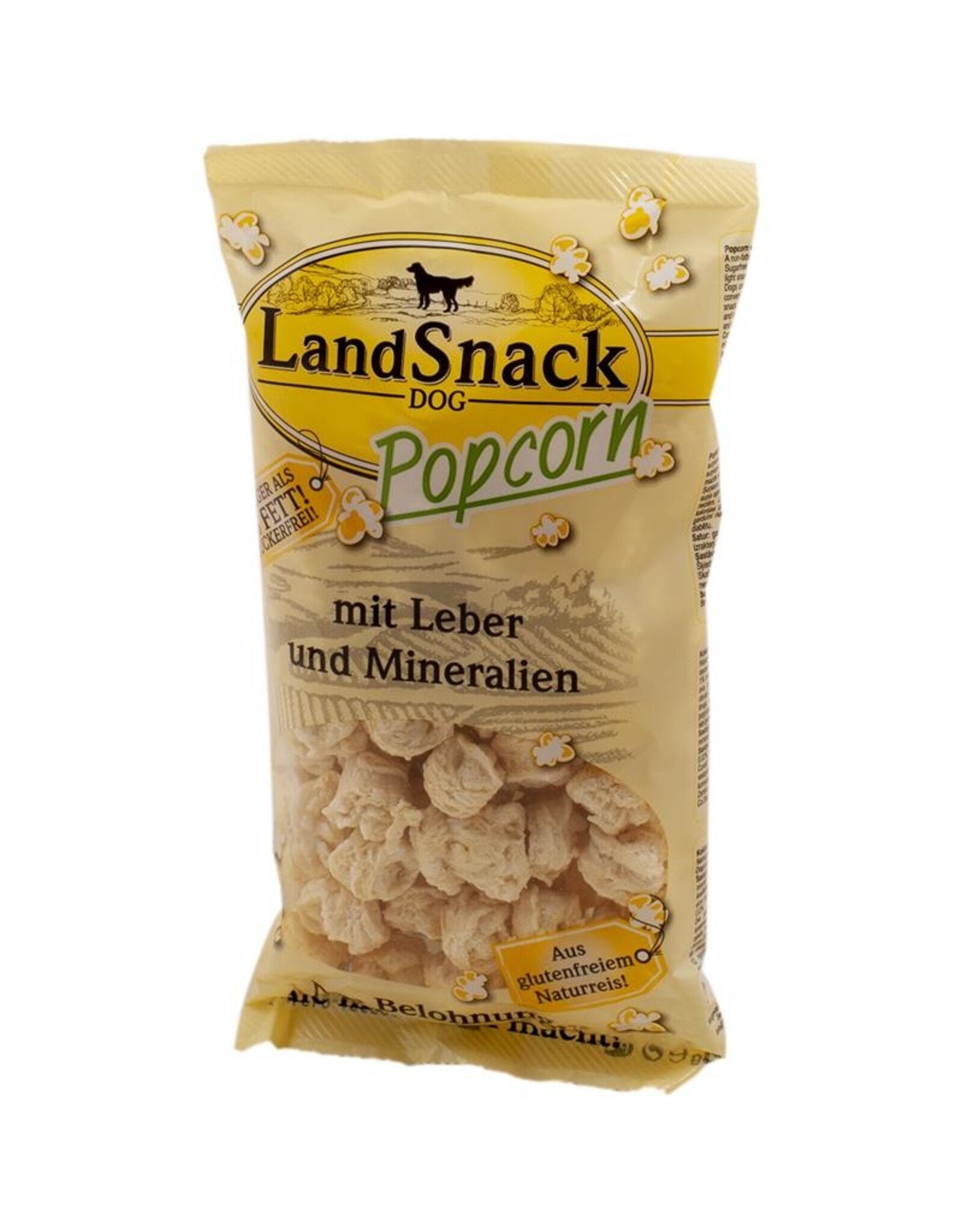 Landfleisch LandSnack Dog Popcorn mit Leber und Mineralien 30g