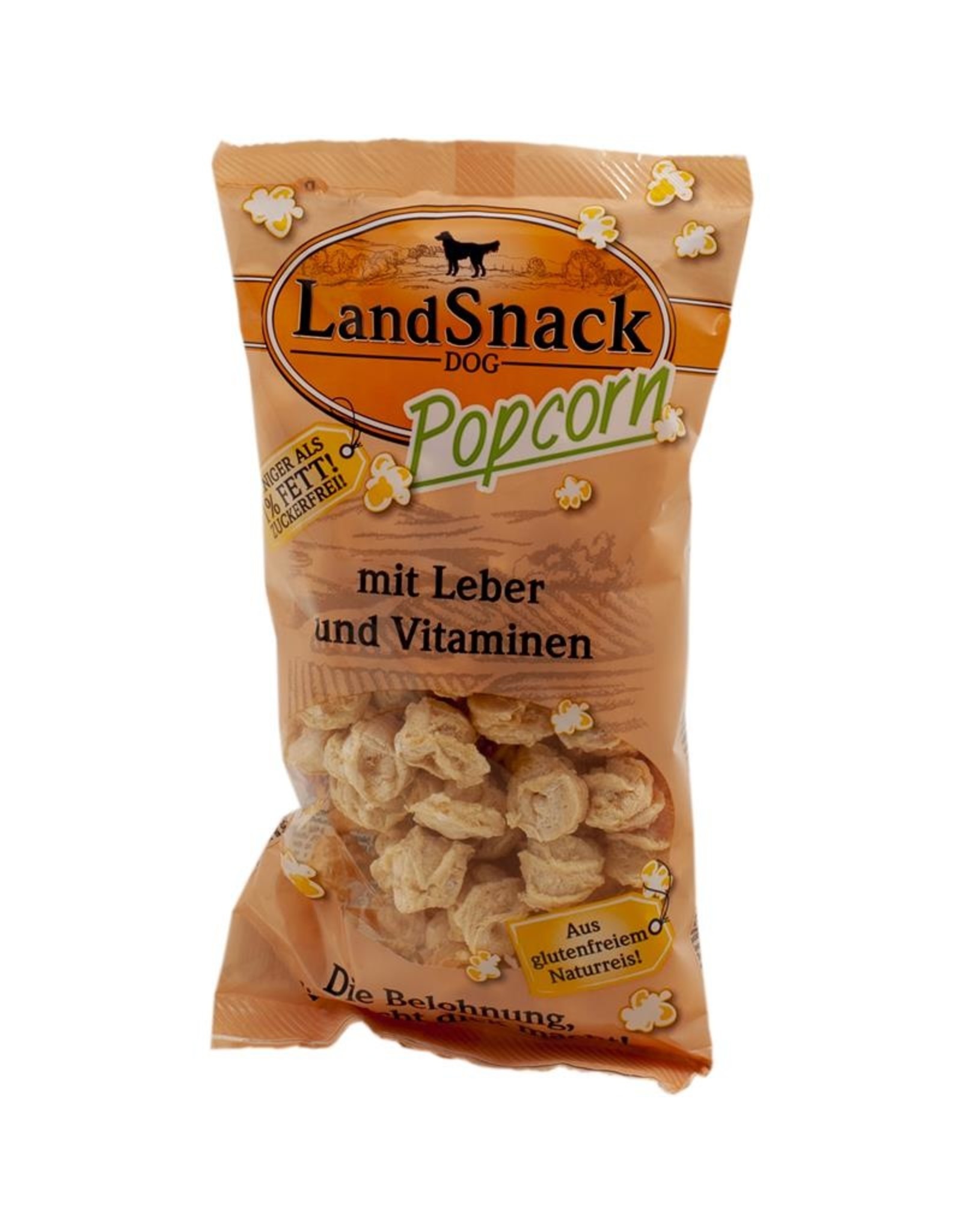 Landfleisch LandSnack Dog Popcorn mit Leber und Vitaminen 30g