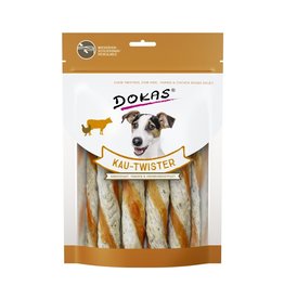 Dokas Dokas Kau-Twister Rinderhaut, Pansen & Hühnerbrust 200 g
