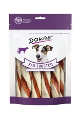Dokas Dokas Kau-Twister Rinderhaut, Entenherz & Entenbrust 200g