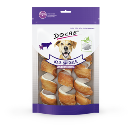 Dokas Dokas Hunde Snack Kauspirale mit Hühnerbrustfilet 110g