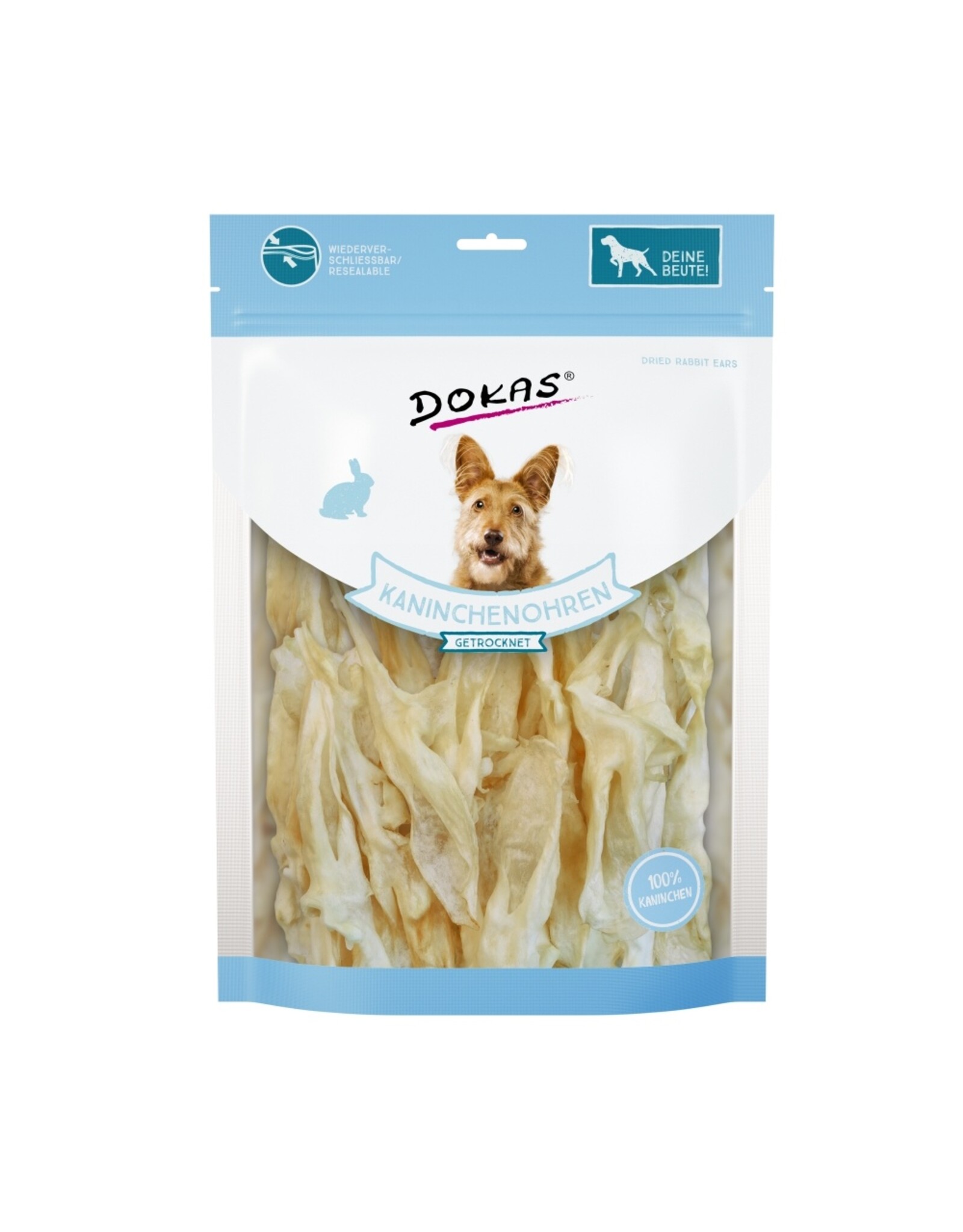 Dokas Dokas Kaninchenohren ohne Fell getrocknet 180 g