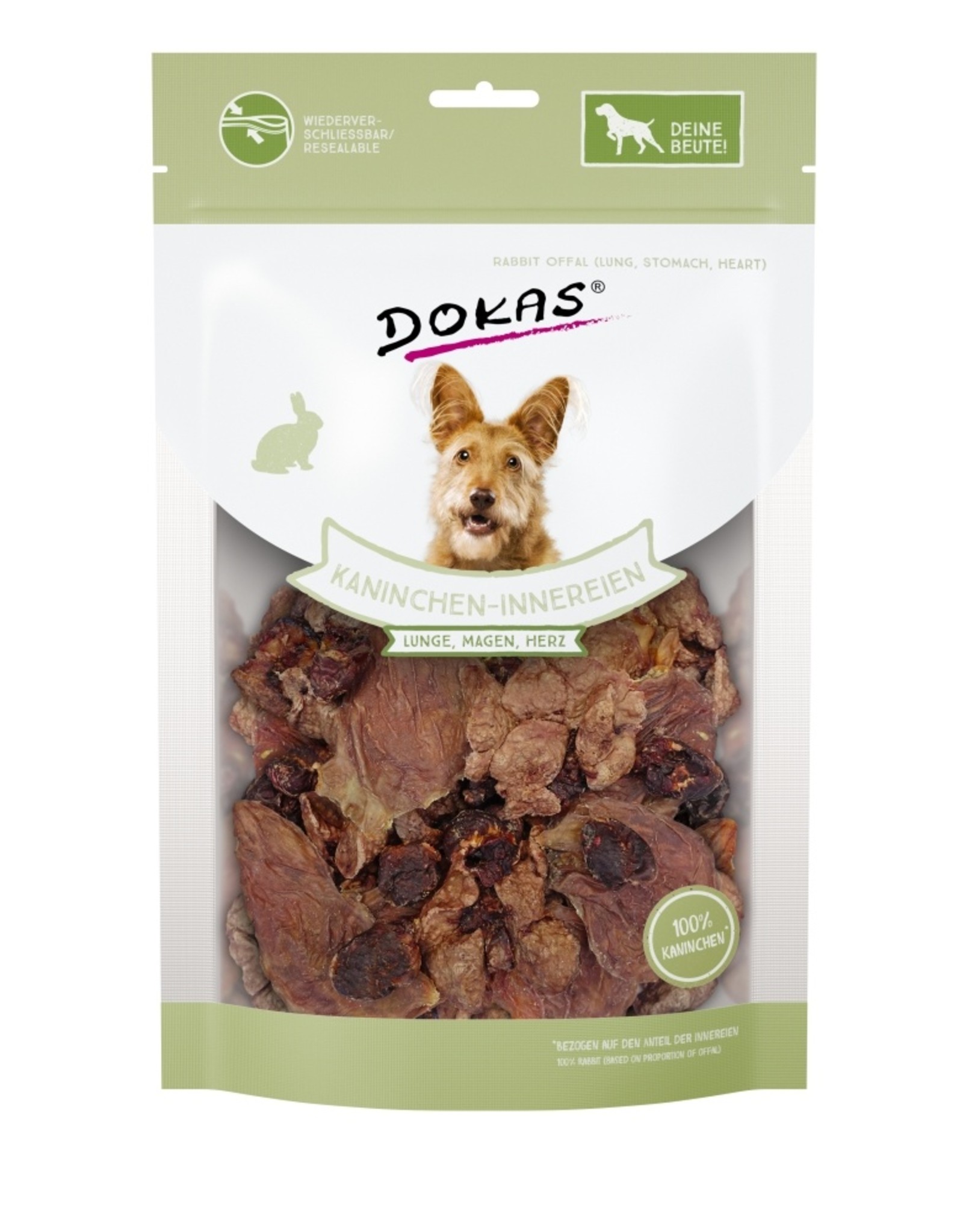 Dokas Dokas Kaninchen-Innereien (Magen, Lunge, Herz) 100 g