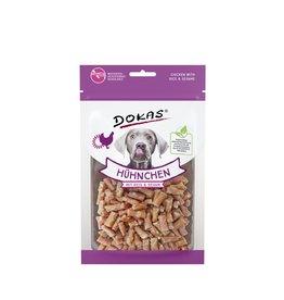 Dokas Dokas Snack Hühnchen mit Reis und Sesam 70g