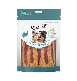 Dokas Dokas Hunde Snack Hühnerbrustfilet mit Ente 220 g