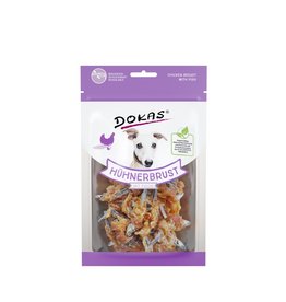Dokas Dokas Hunde Snack Hühnerbrust mit Fisch 70 g