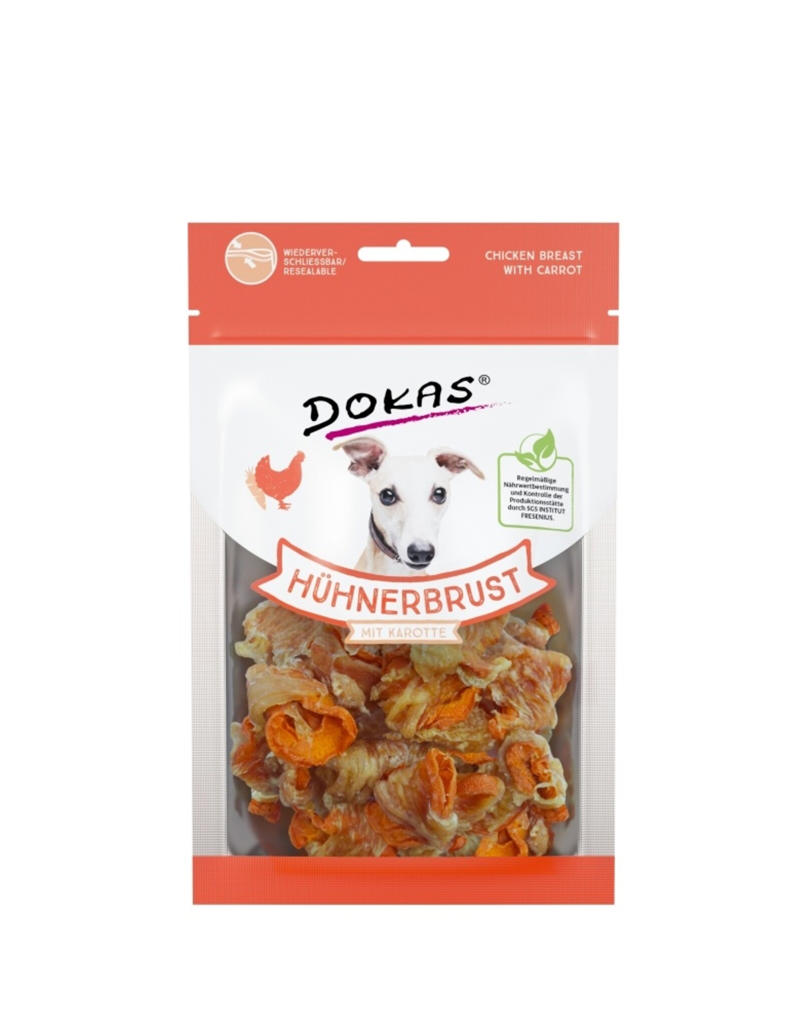 Dokas Dokas Snack Hühnerbrust mit Karotte 70g