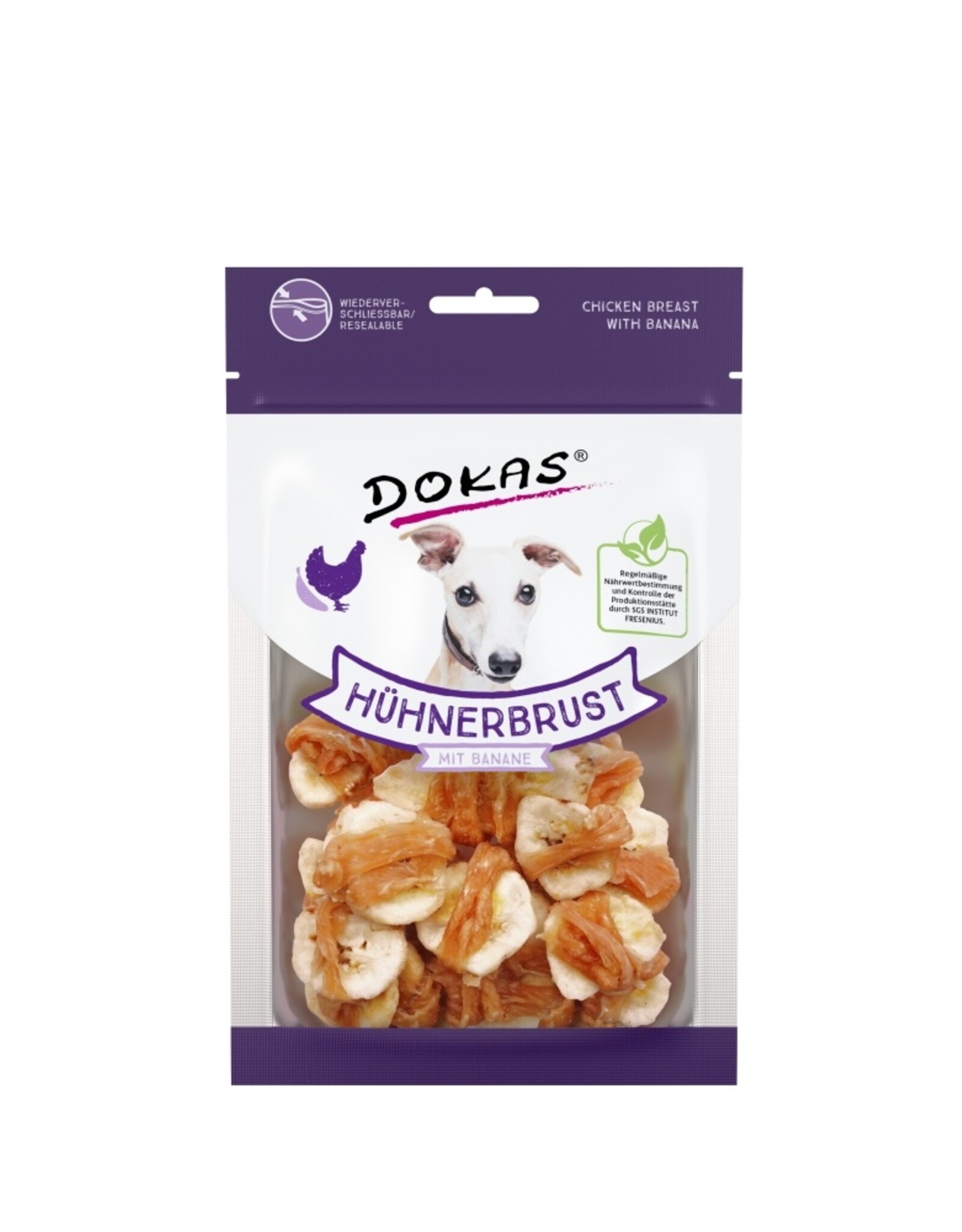 Dokas Dokas Hühnerbrustfilet mit Banane 70g