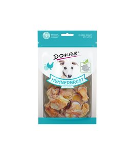 Dokas Dokas Hunde Snack Hühnerbrustfilet mit Apfel 70 g