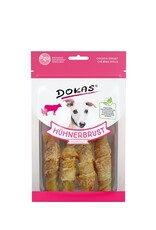 Dokas Dokas Hunde Snack Hühnerbrust Kaurolle 90 g