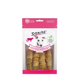 Dokas Dokas Hunde Snack Hühnerbrust Kaurolle 90 g