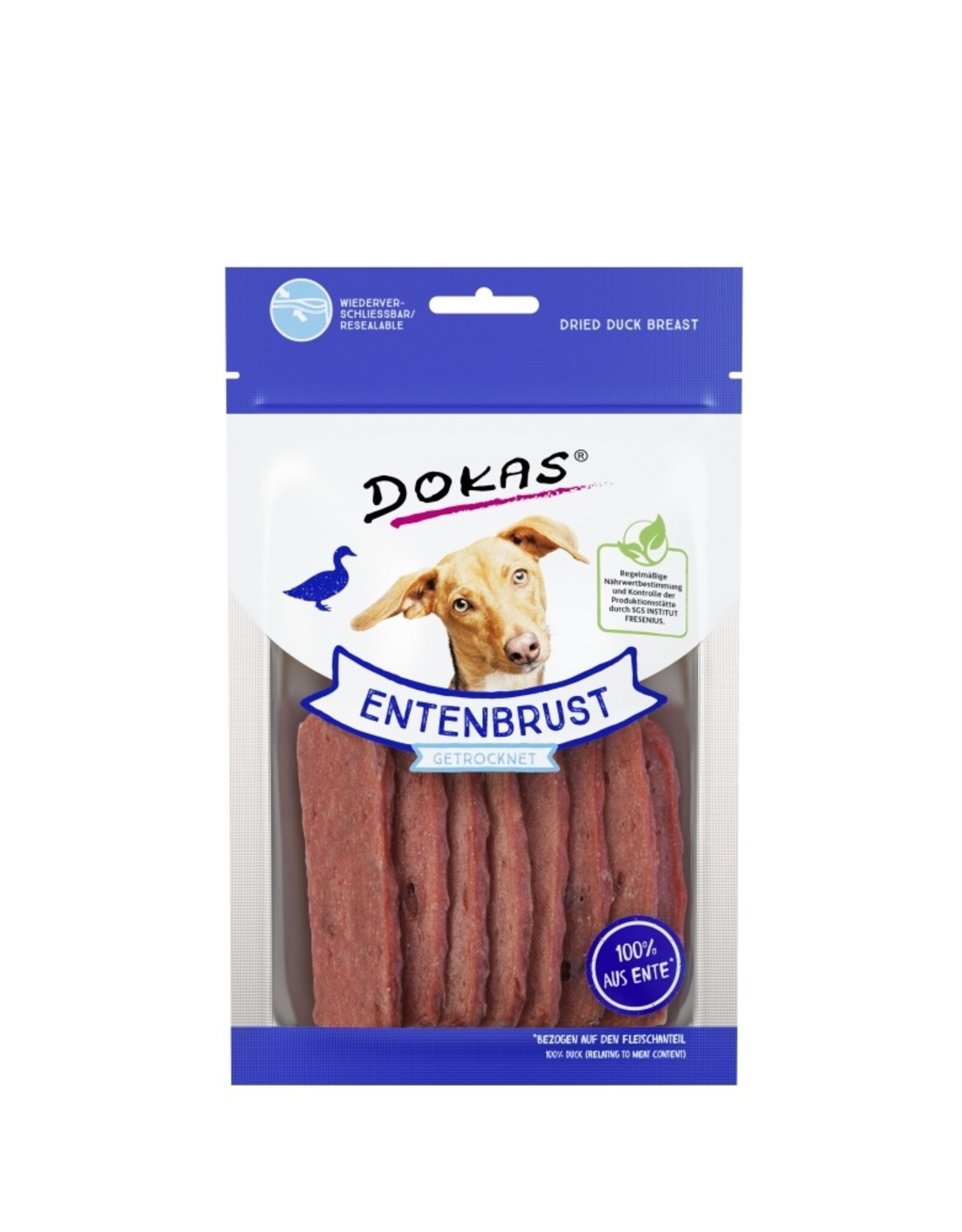 Dokas Dokas Hunde Snack Entenbrustfilet getrocknet 70 g