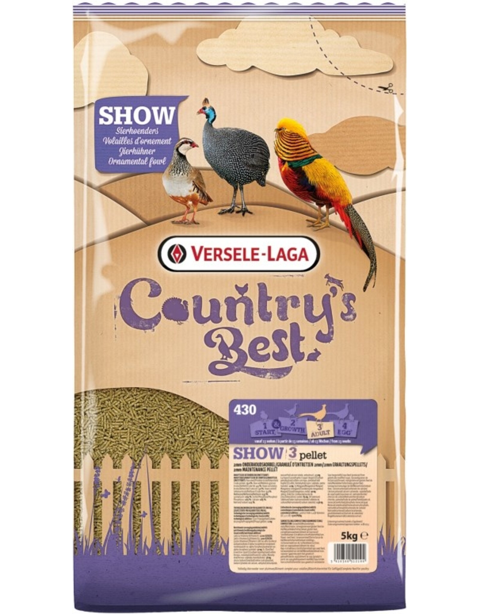 Versele-Laga Countrys Best SHOW 3 Pellet 5kg