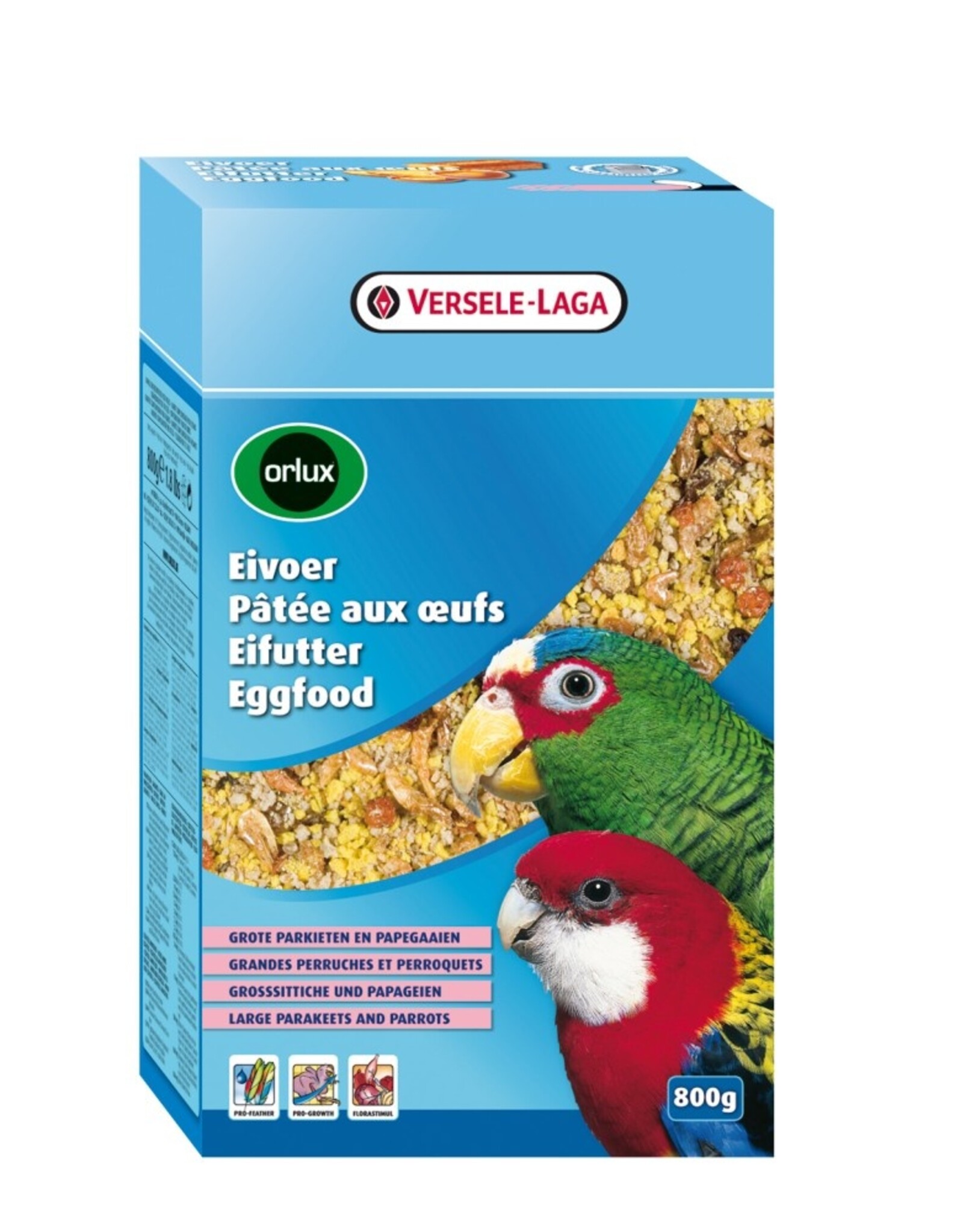 Versele-Laga Orlux Eifutter Trocken Großsittiche & Papageien 800g