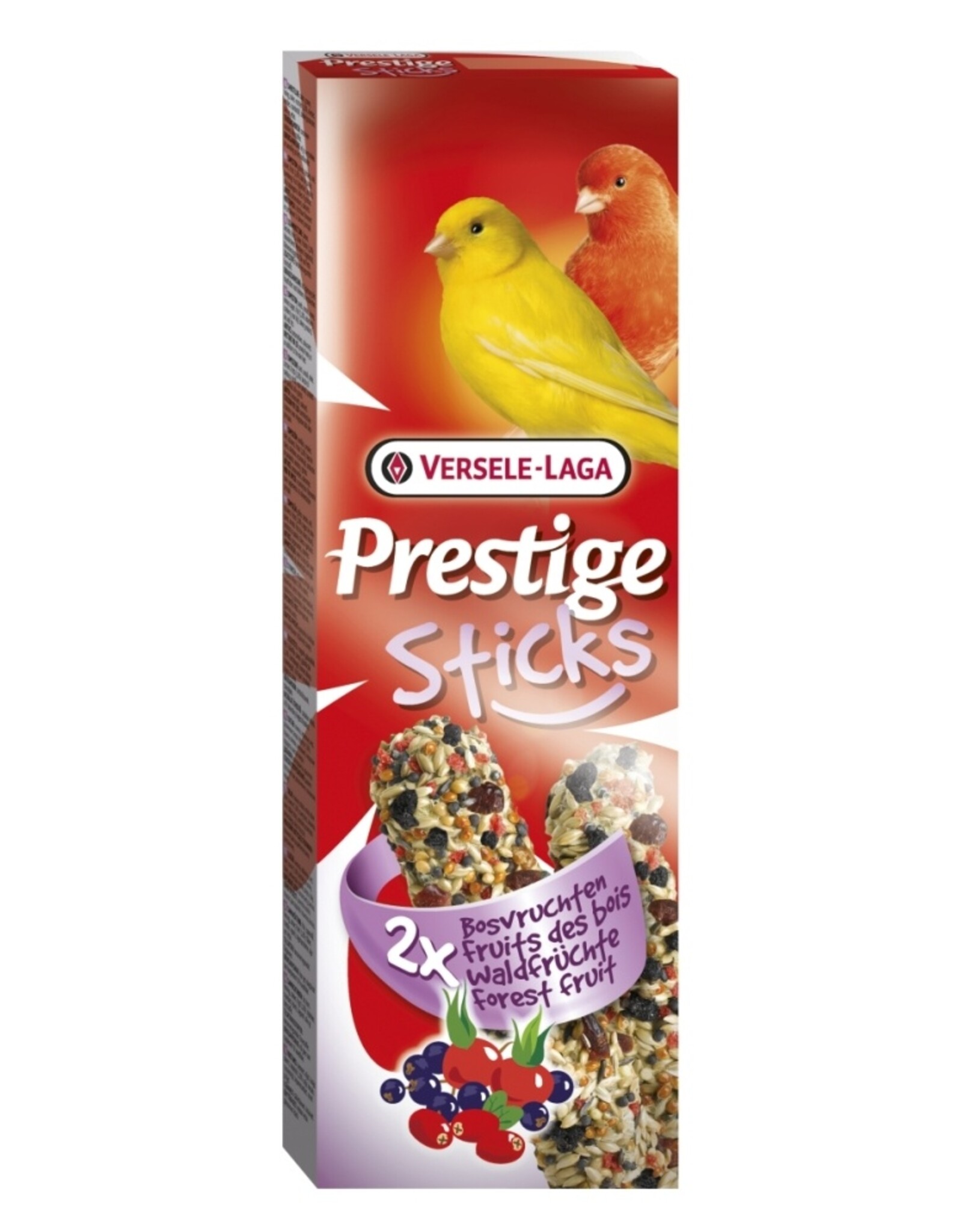 Versele-Laga Prestige Sticks Kanarien Waldfrüchte - 2 Stück 60g