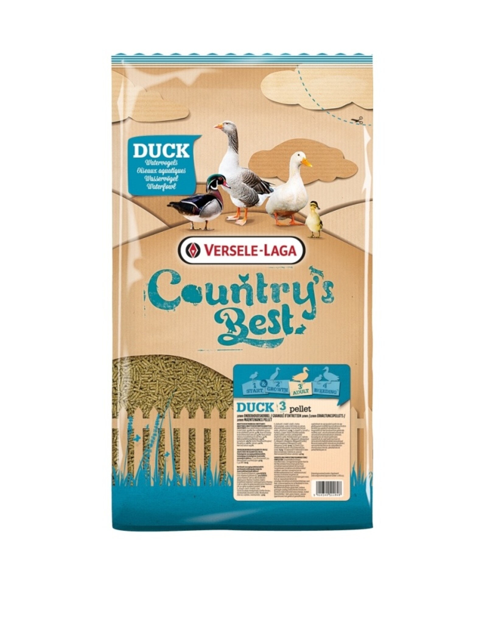 Versele-Laga Countrys Best DUCK 3 Pellet 5kg