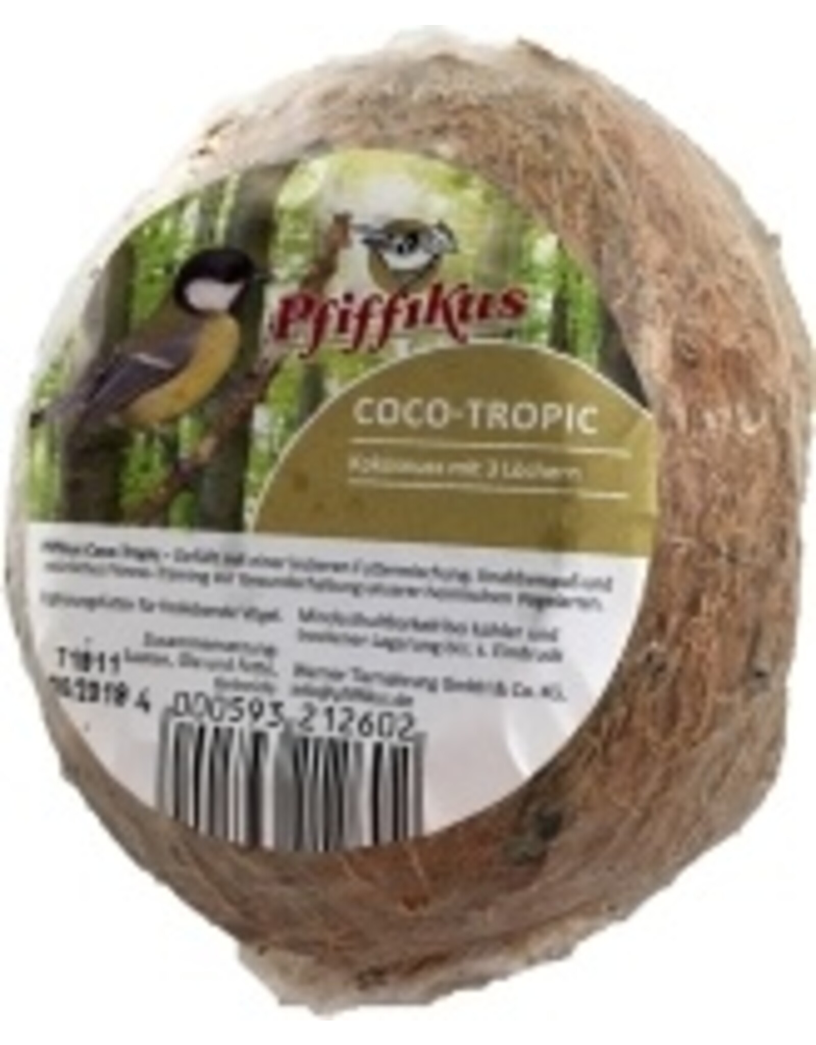 Pfiffikus Pfiffikus Kokosnuss mit 3 Loechern 15 x 1 Stück
