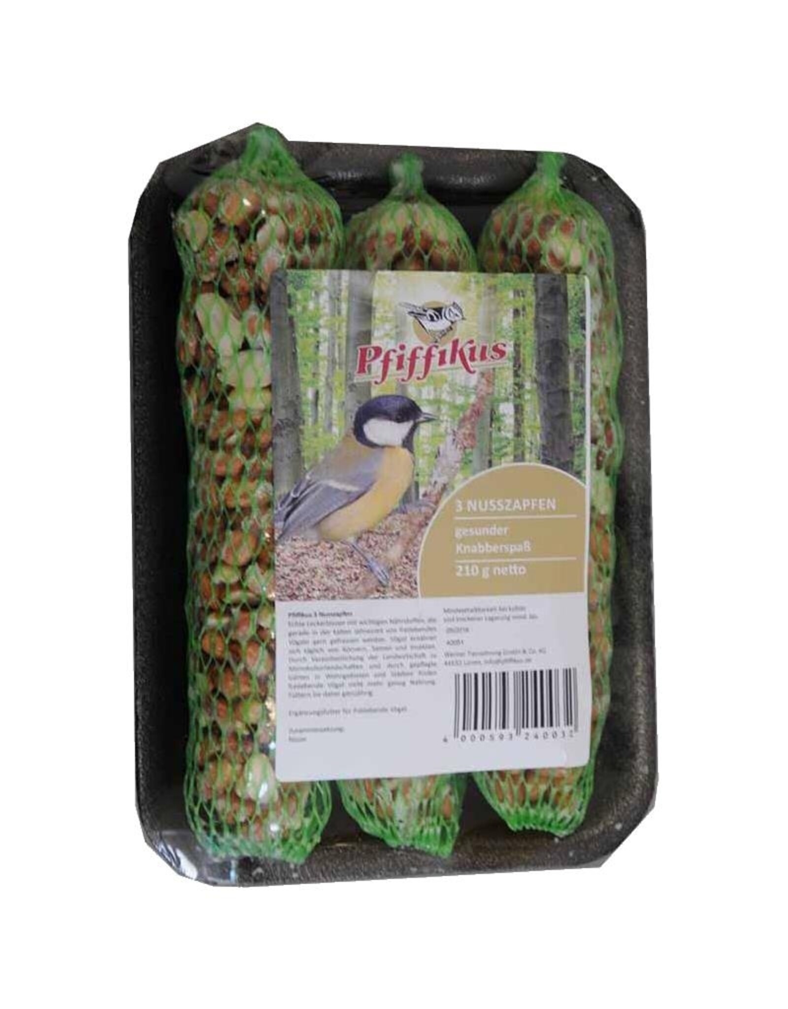 Pfiffikus Pfiffikus Nusszapfen 24 x 3 Stück