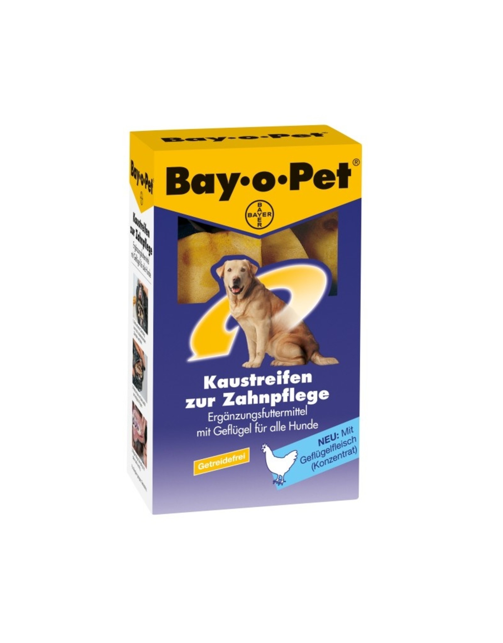 Bay-o-Pet Bay-o-Pet Zahnpflege Kaustreifen mit Geflügel 140g