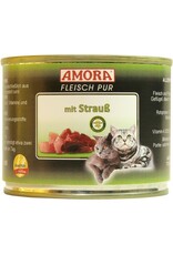 AMORA AMORA Fleisch pur mit Strauß