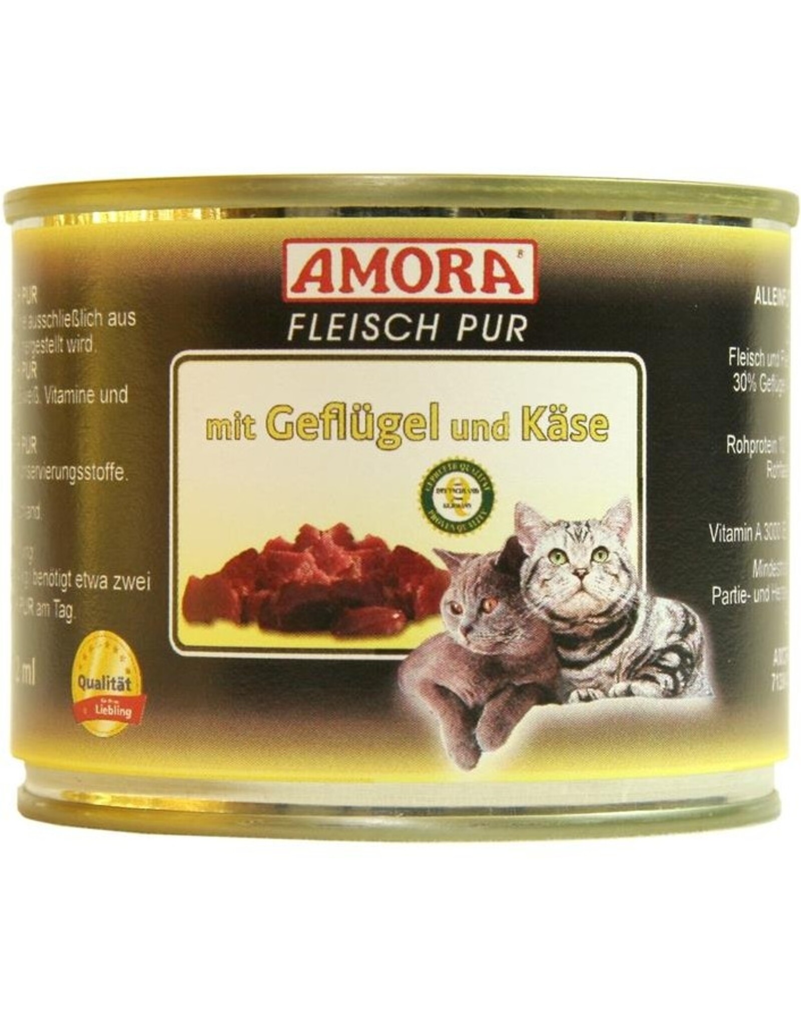 AMORA AMORA Fleisch pur mit Geflügel+Käse