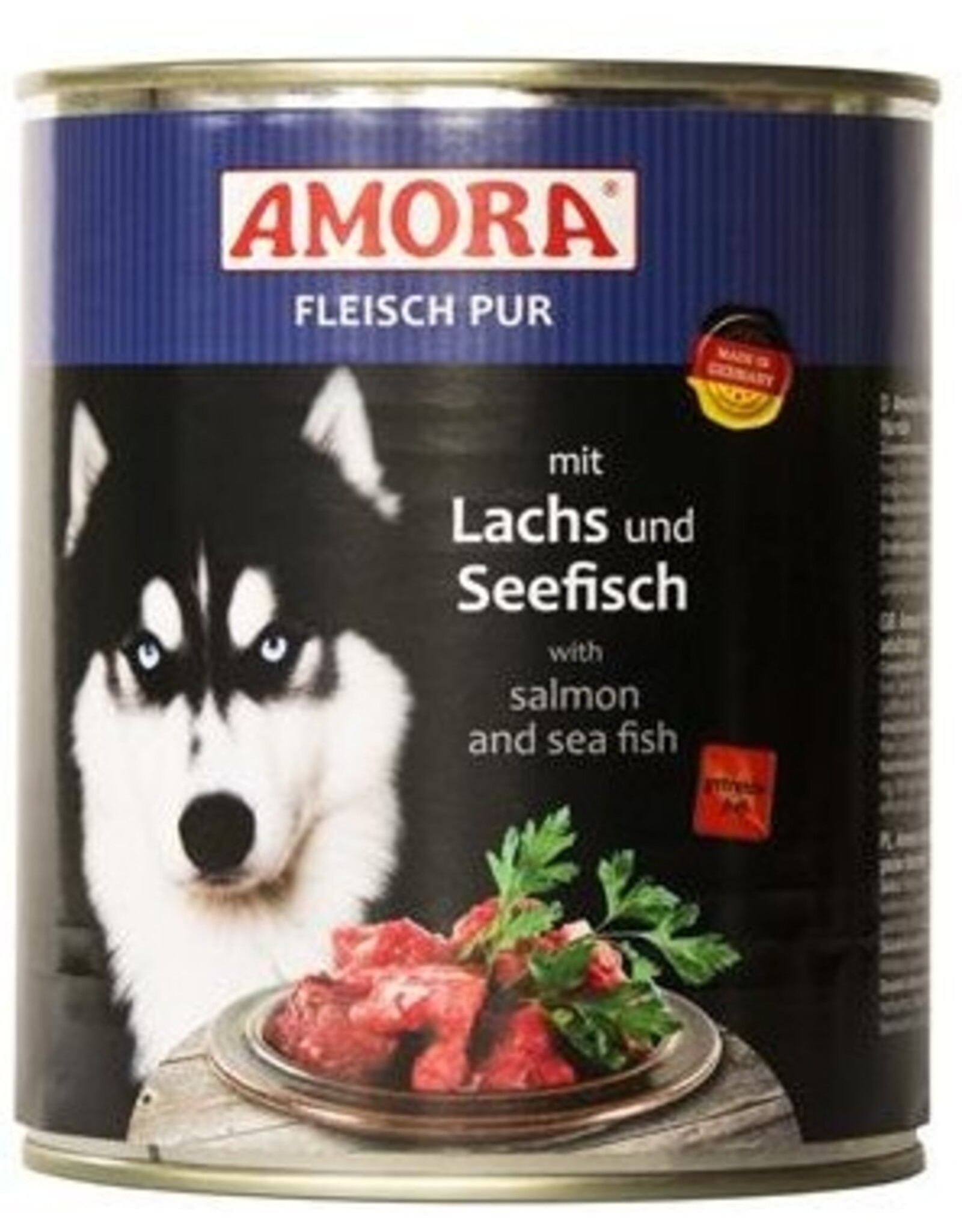 AMORA AMORA Fleisch pur Lachs+Seefisch 800g