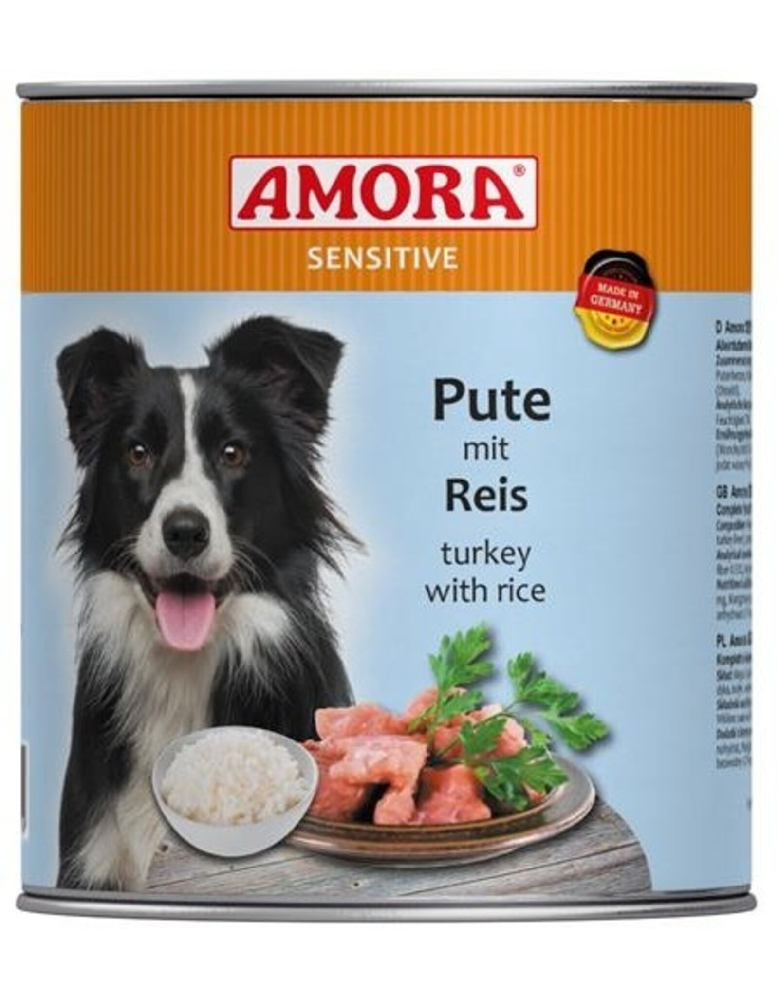 AMORA AMORA Sensitive Pute+Reis 800g