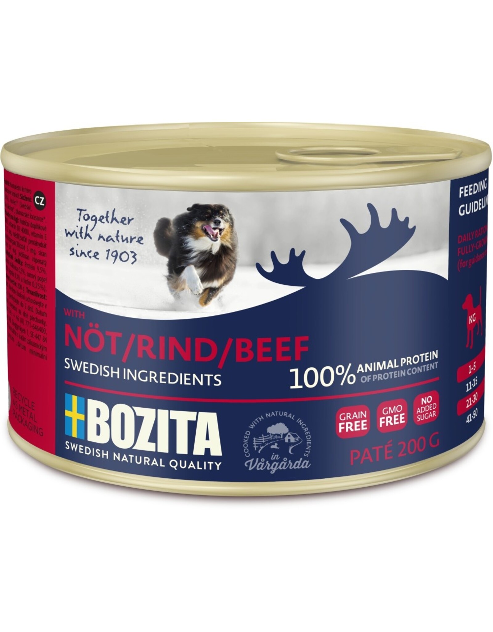 Bozita Bozita Dog Dose Paté Rind
