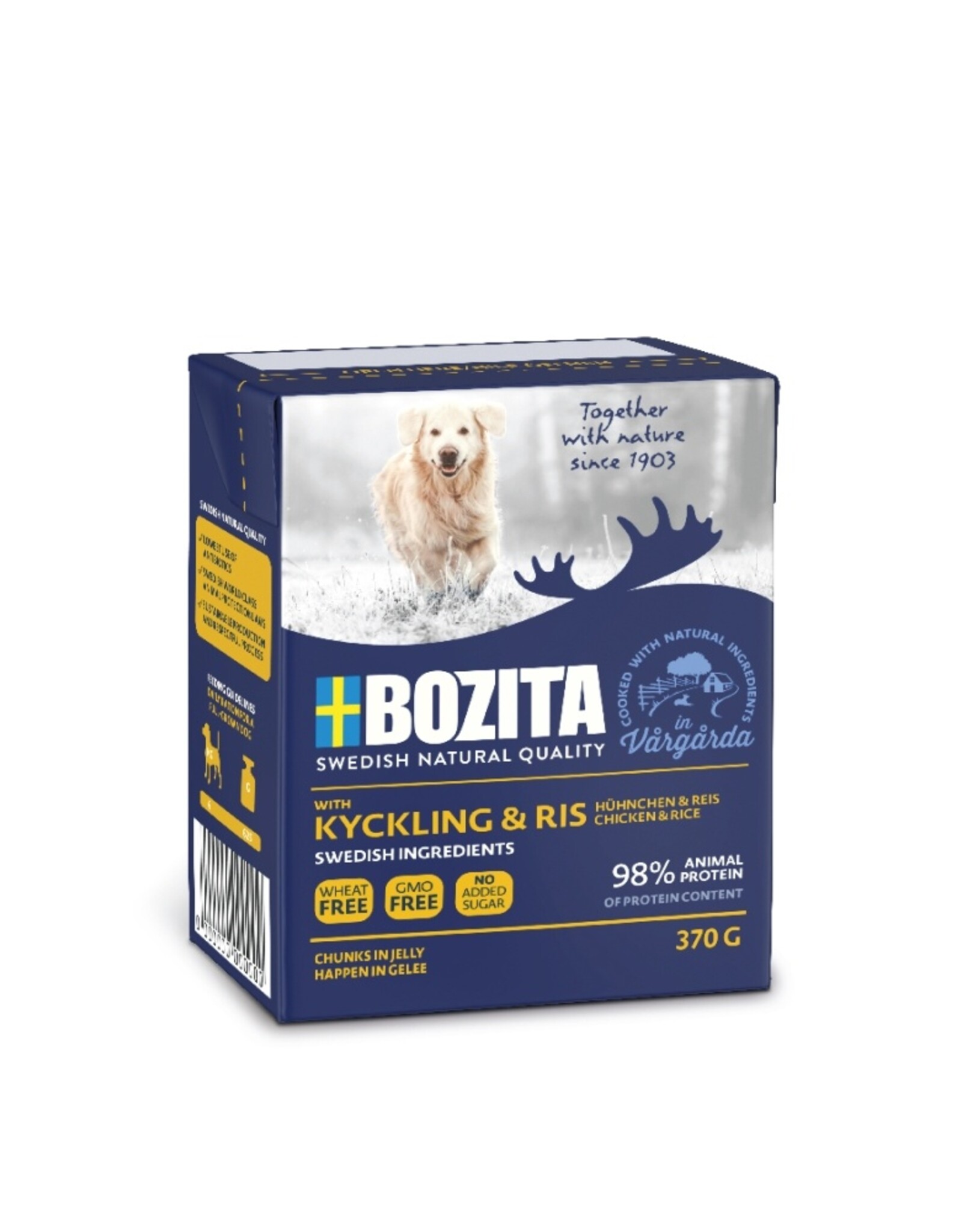 Bozita Bozita Naturals Happen in Gelee Hühnchen & Reis 370g
