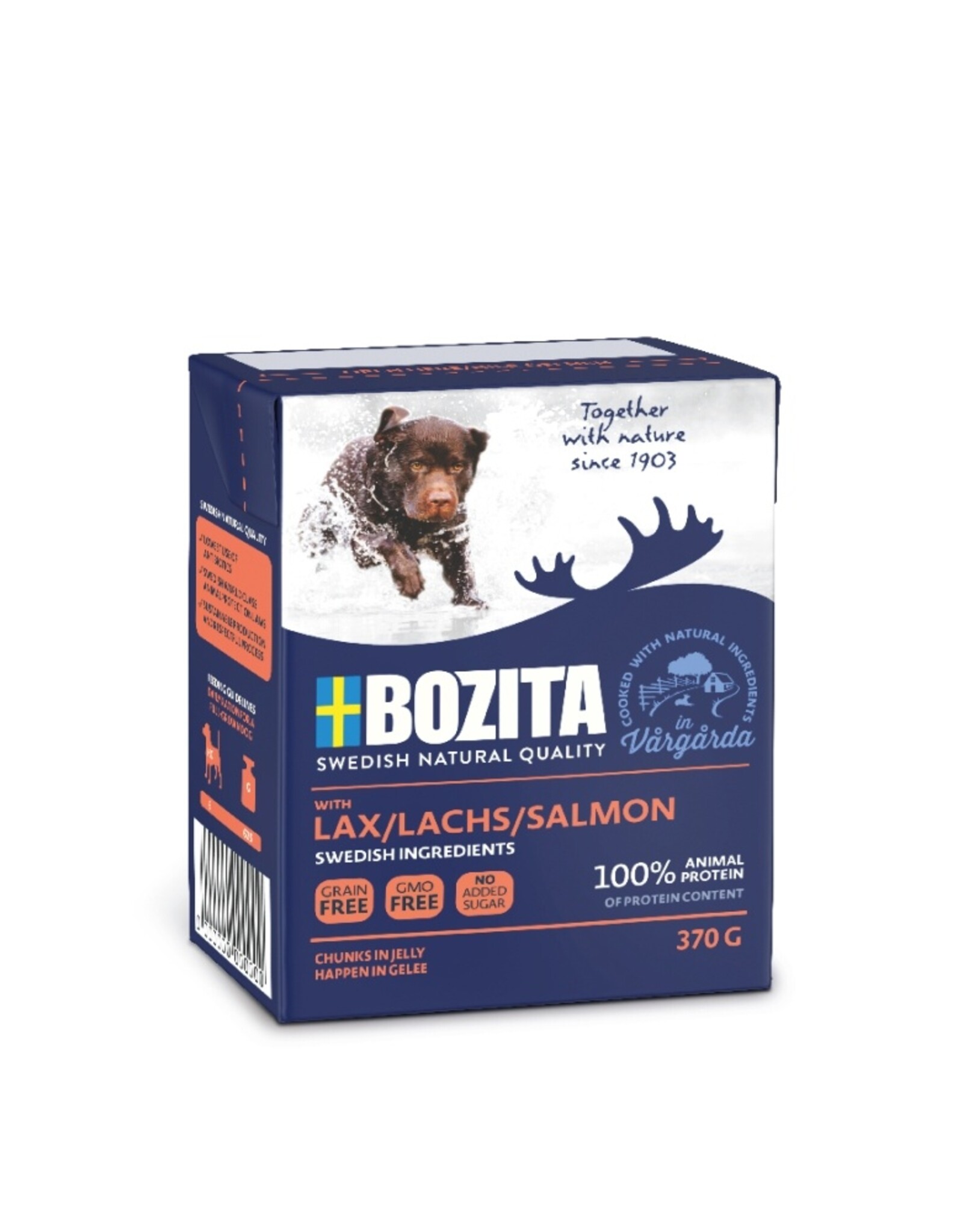 Bozita Bozita Naturals Happen in Gelee Lachs 370g