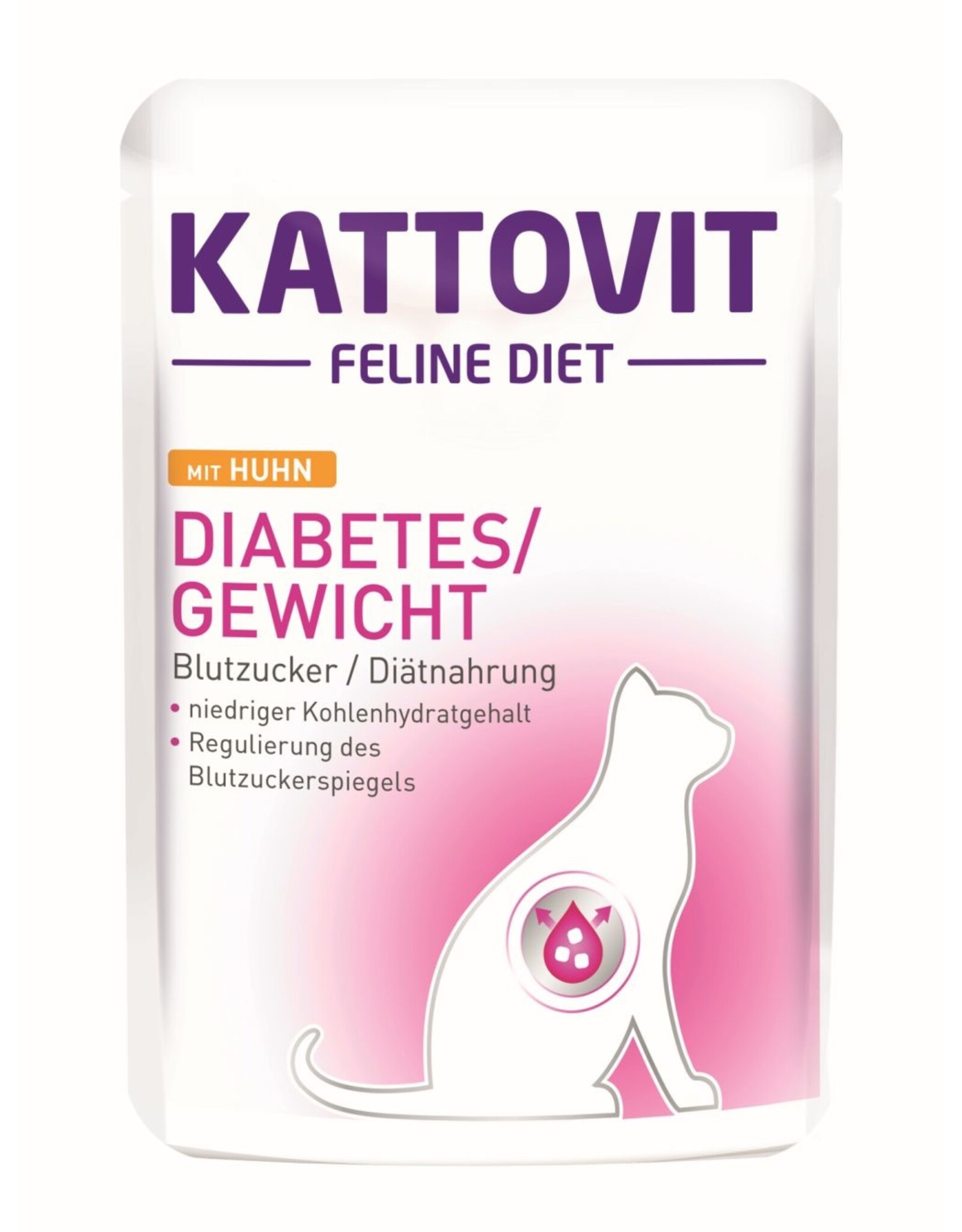 Kattovit KATTOVIT Diabetes/Gewicht Huhn 85g