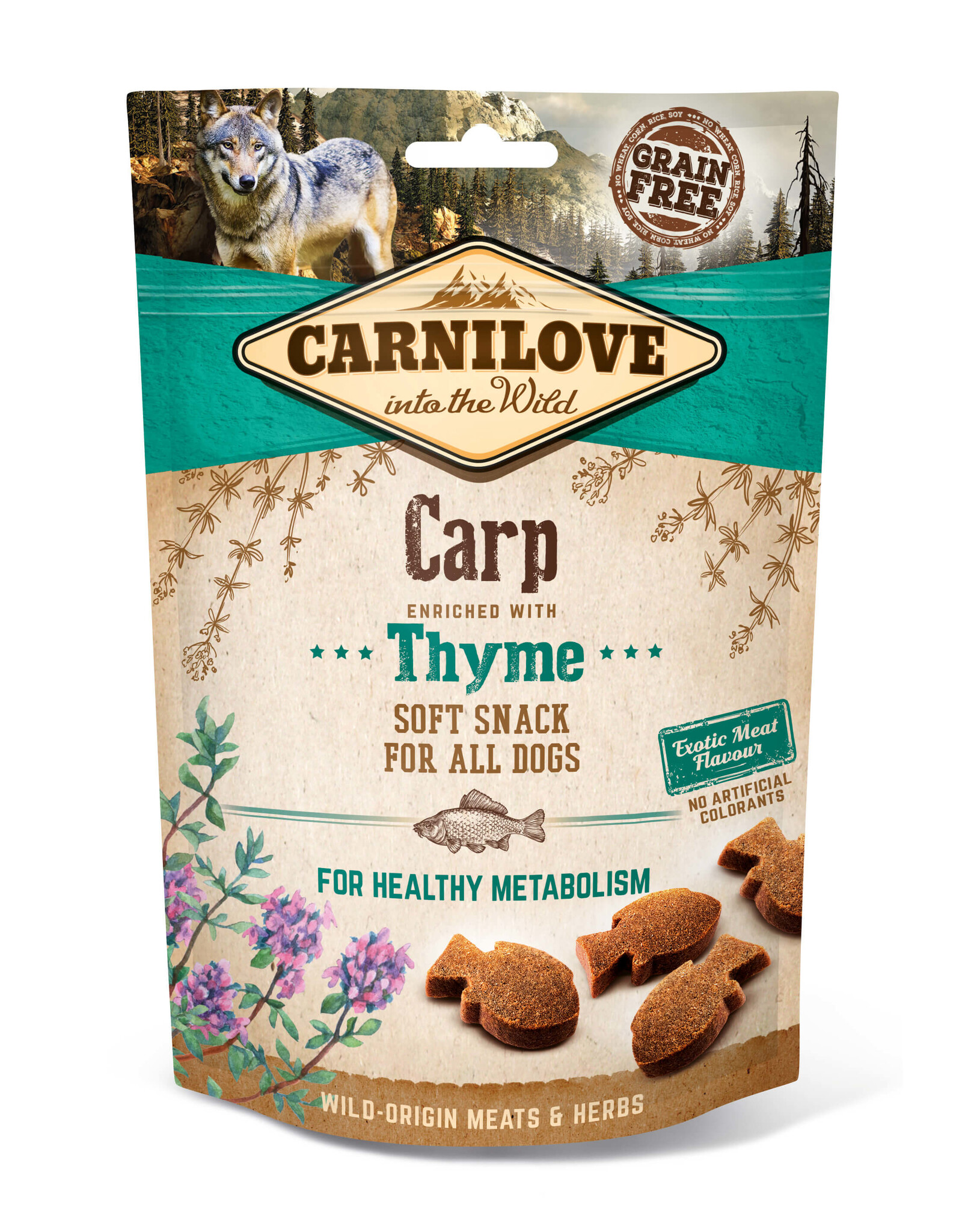 Carnilove Carnilove Dog Soft Snack - Carp with Thyme 200g