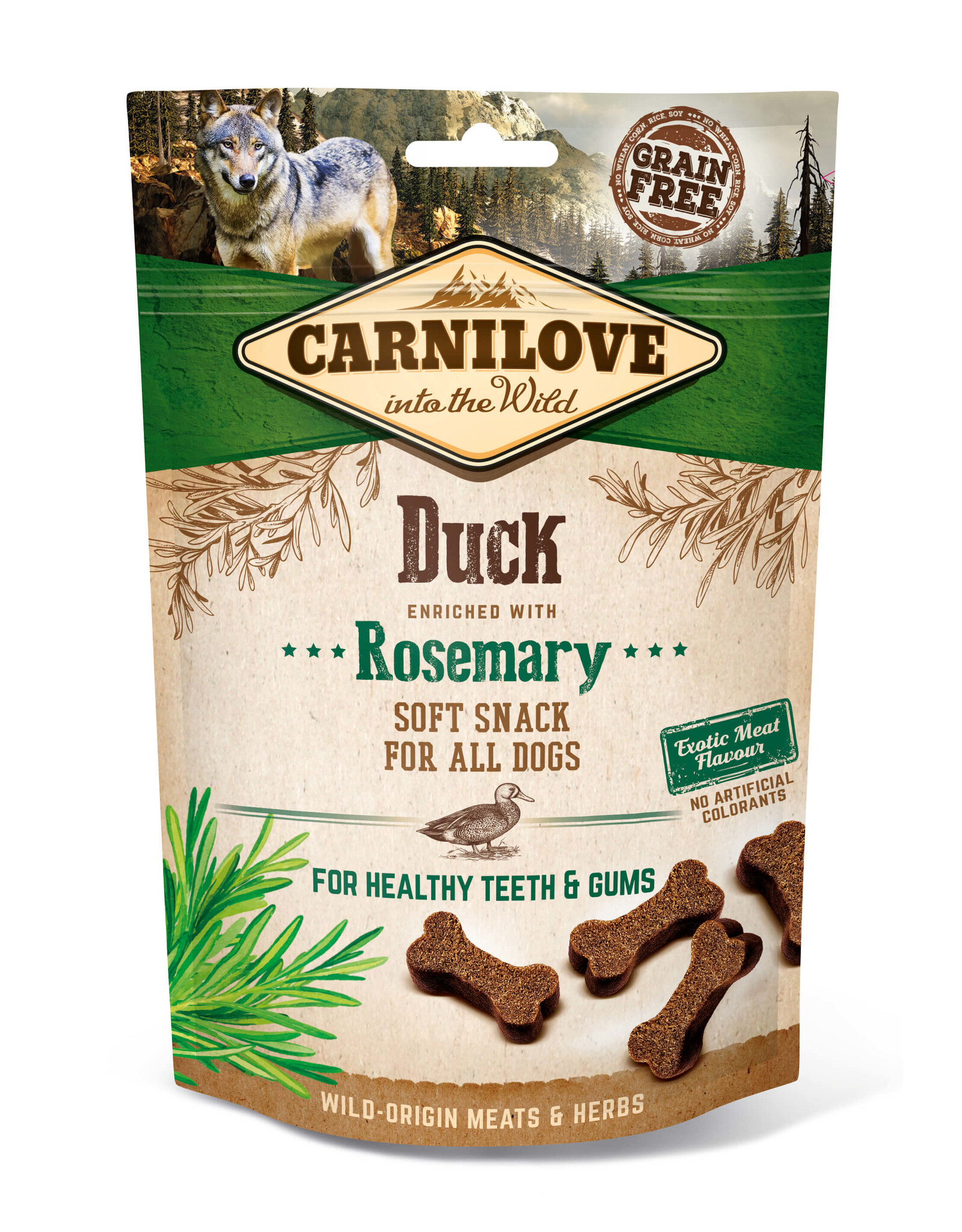 Carnilove Carnilove Dog Soft Snack - Duck with Rosemary 200g
