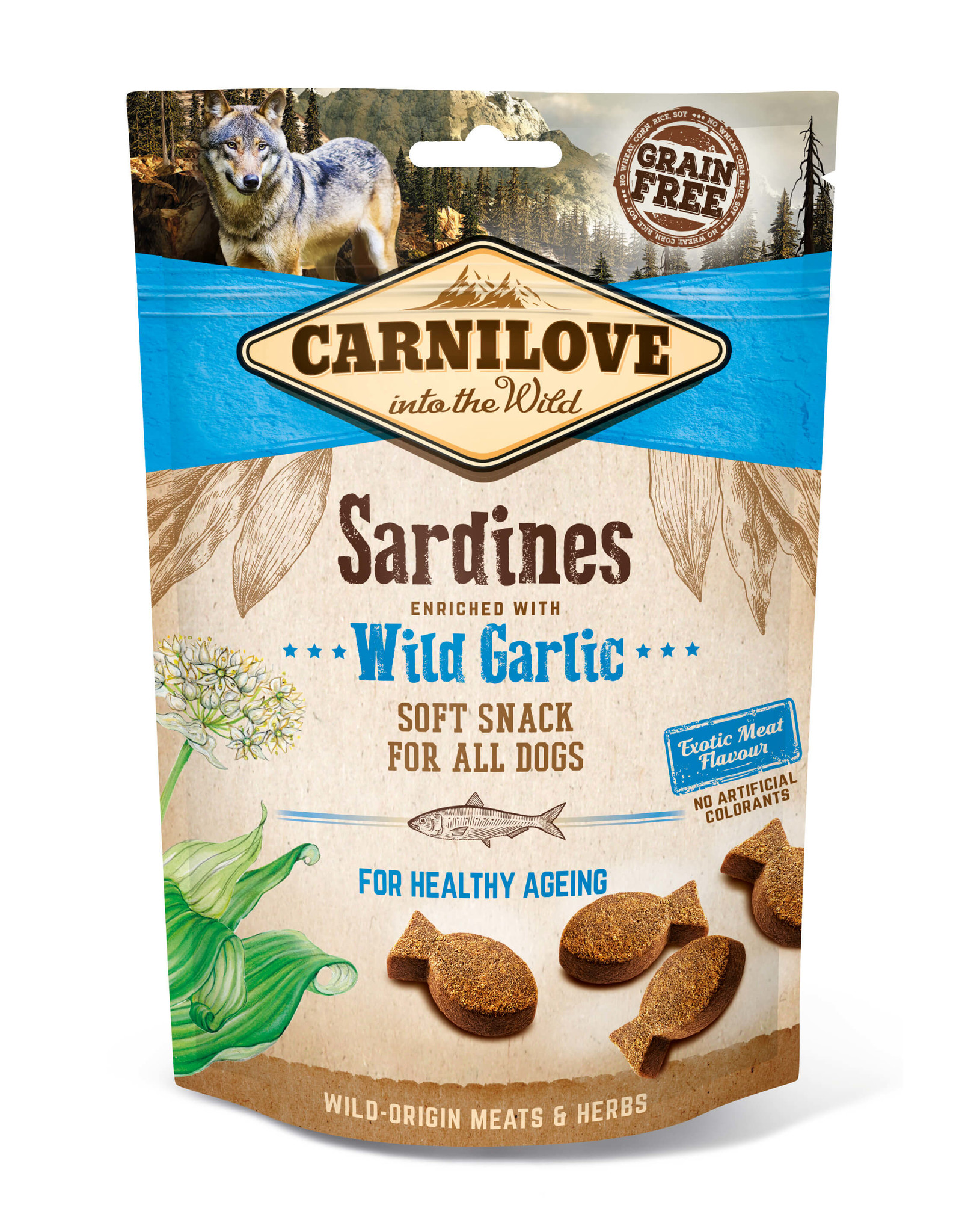 Carnilove Carnilove Dog Soft Snack - Sardines with Wild Garlic 200g