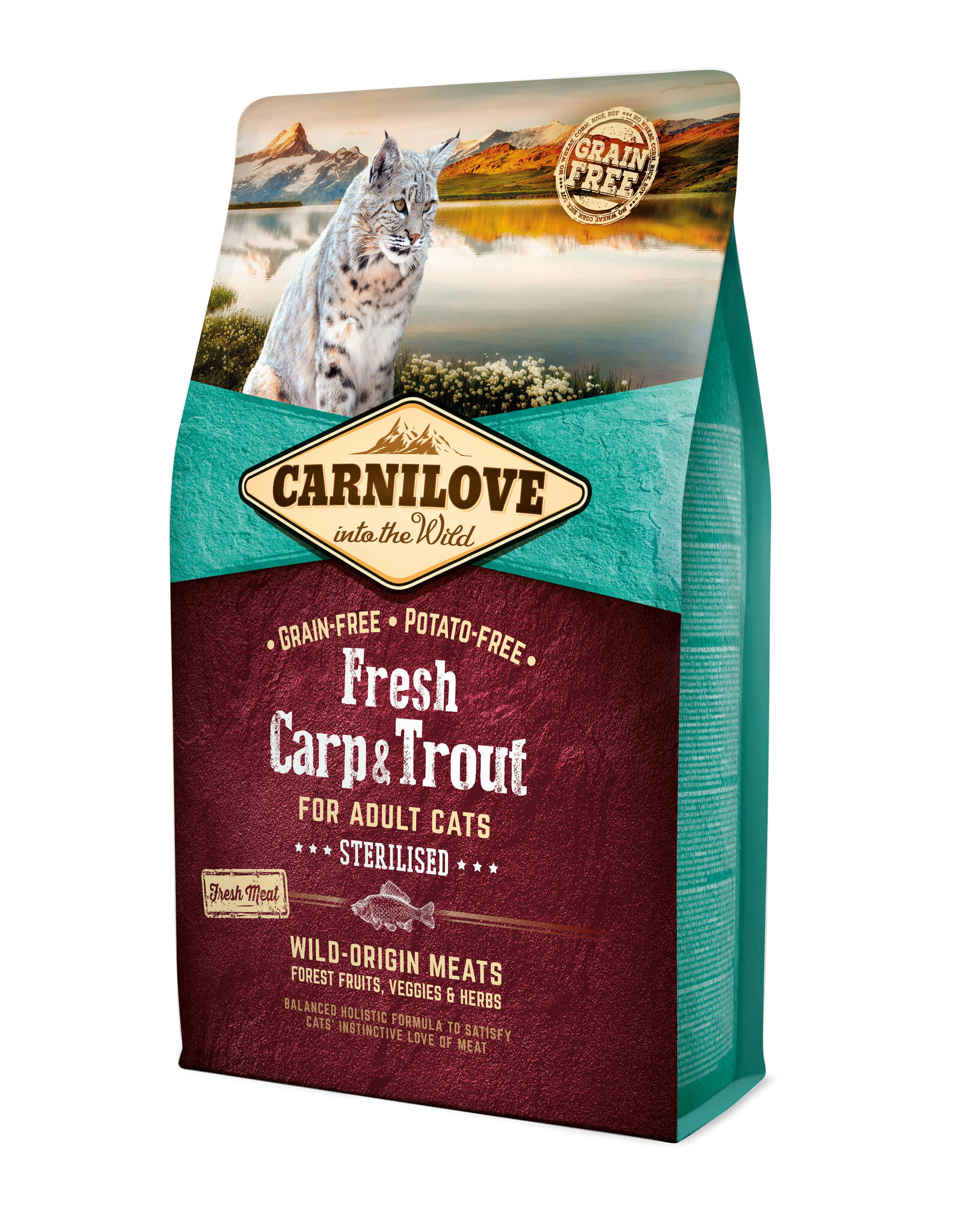 Carnilove Carnilove Cat Adult Fresh -  Carp & Trout/Sterilised 2kg