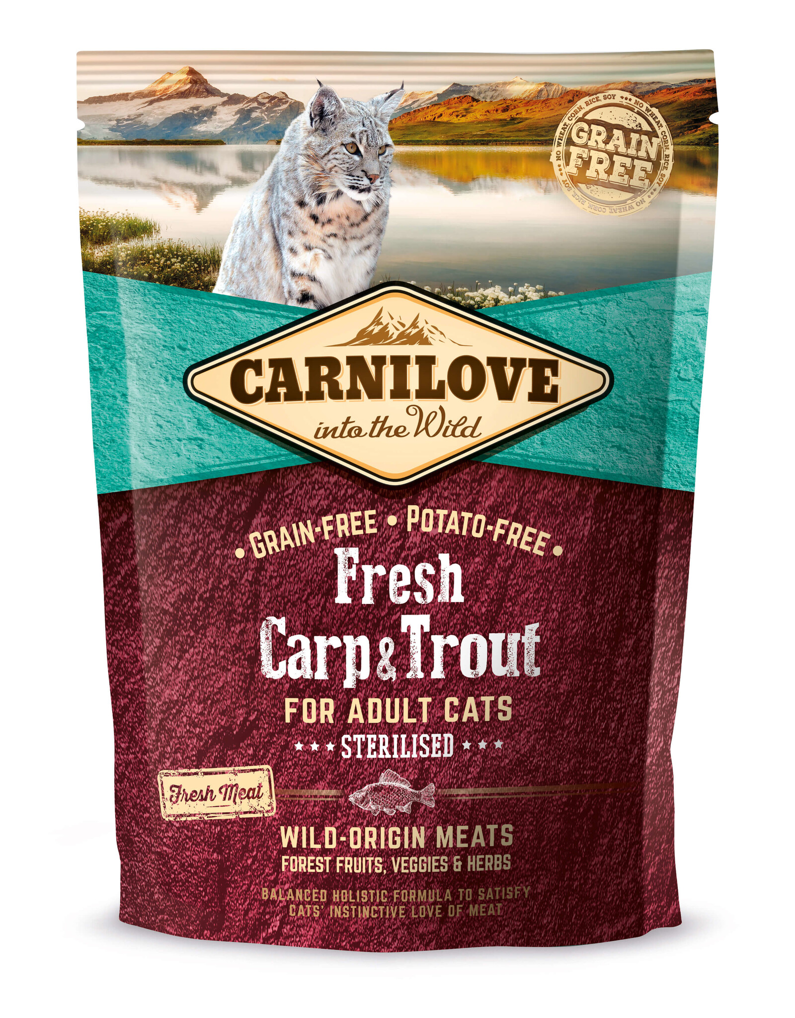 Carnilove Carnilove Cat Adult Fresh -  Carp & Trout/Sterilised 400g