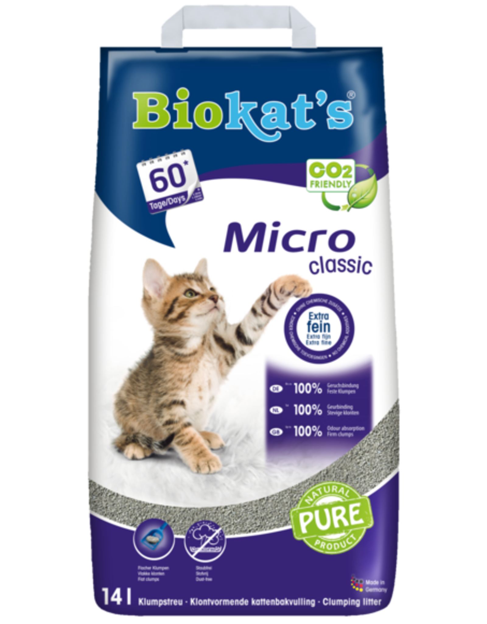 Biokats Biokat´s Micro classic fresh 14 l im Papierbeutel