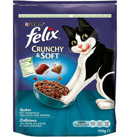 Felix Felix Crunchy & Soft Thunfisch & Gemüse 950g