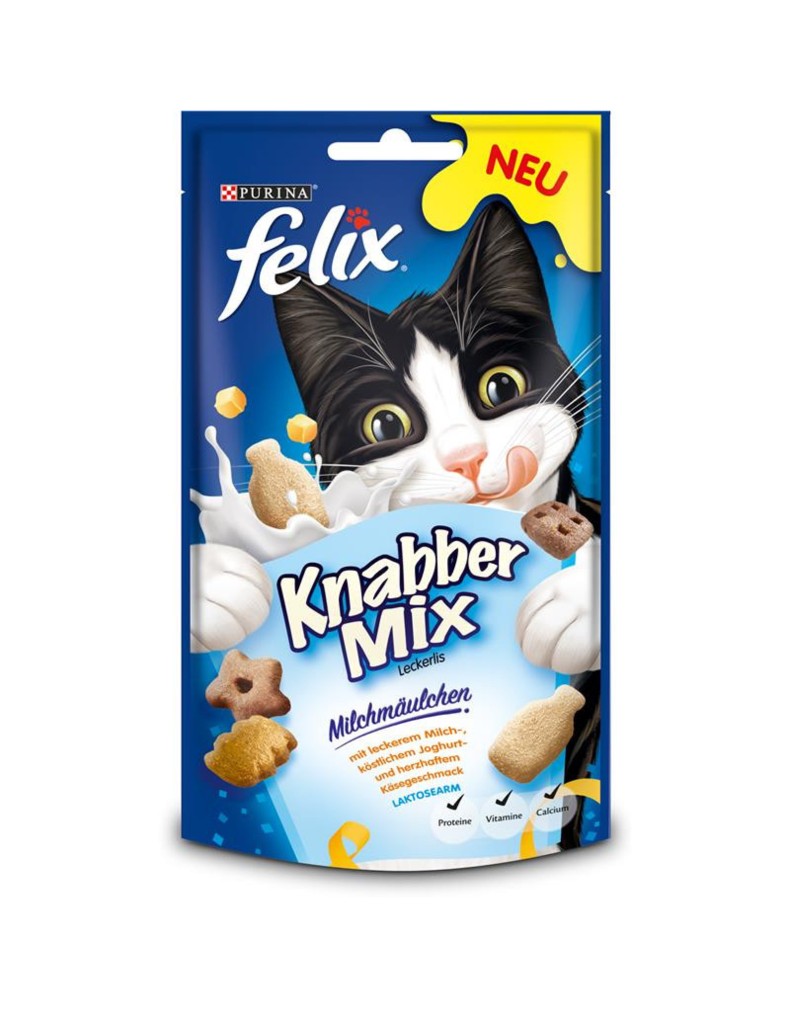 Felix Felix Snack KnabberMix Milchmäulchen 60g