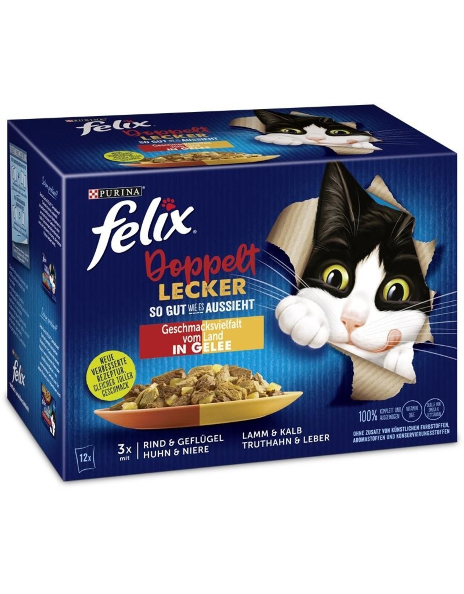 Felix Felix SGWEA doppelt lecker Geschnetzeltes vom Land 12x85g