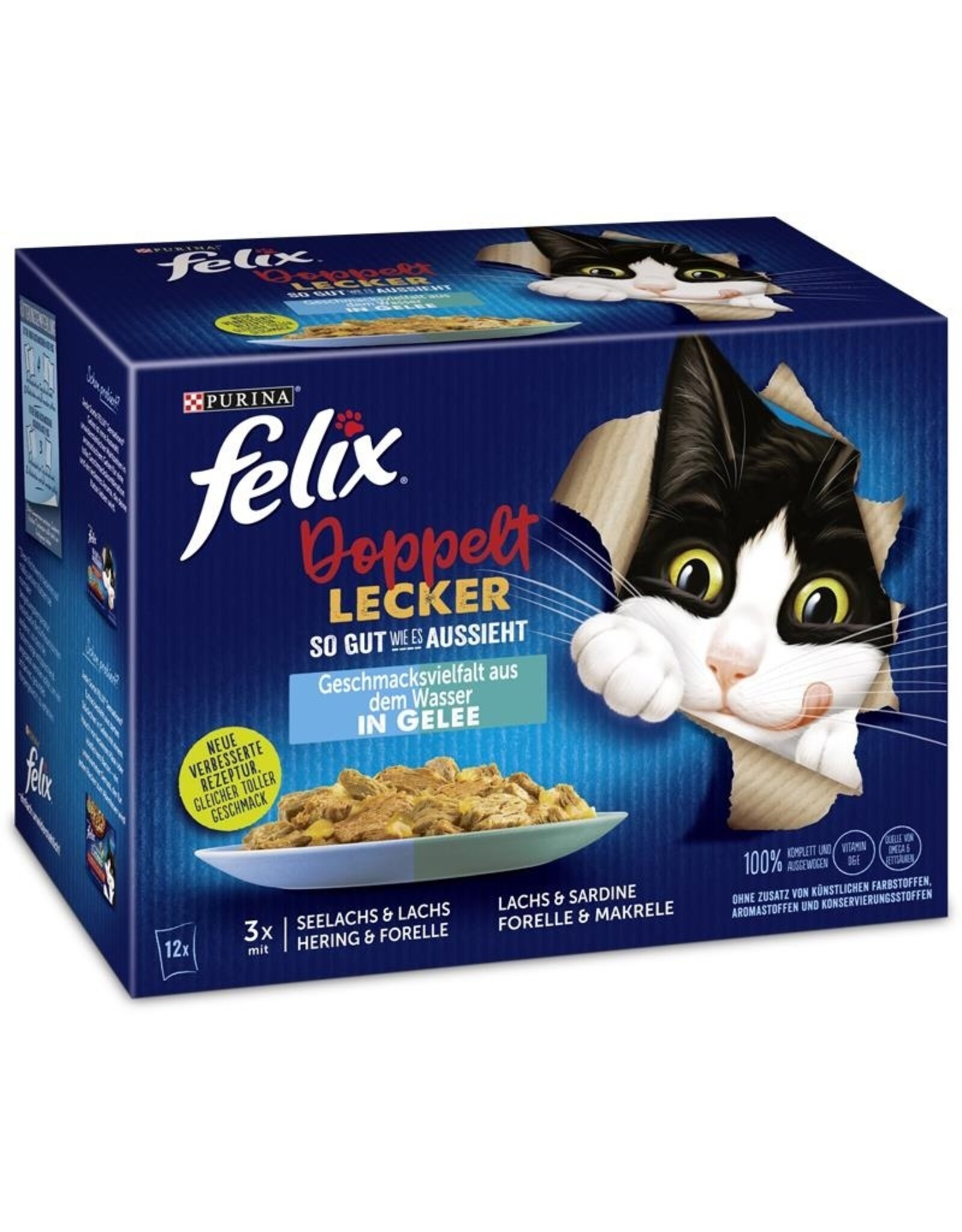 Felix Felix SGWEA doppelt lecker Geschnetzeltes a. d. Wasser 12x85g