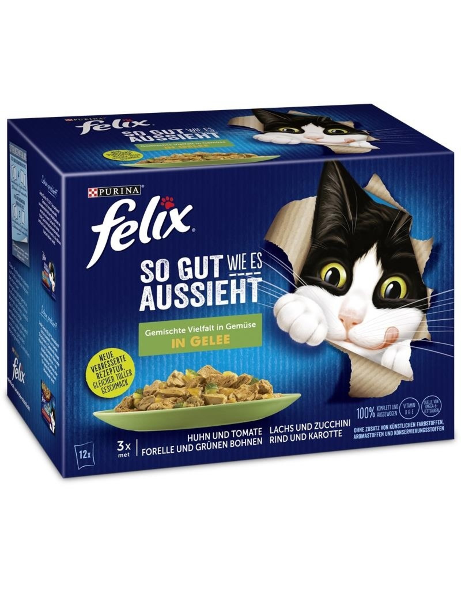 Felix Felix SGWEA gem.Vielfalt m.Gemüse  in Gelee 12x85g MP