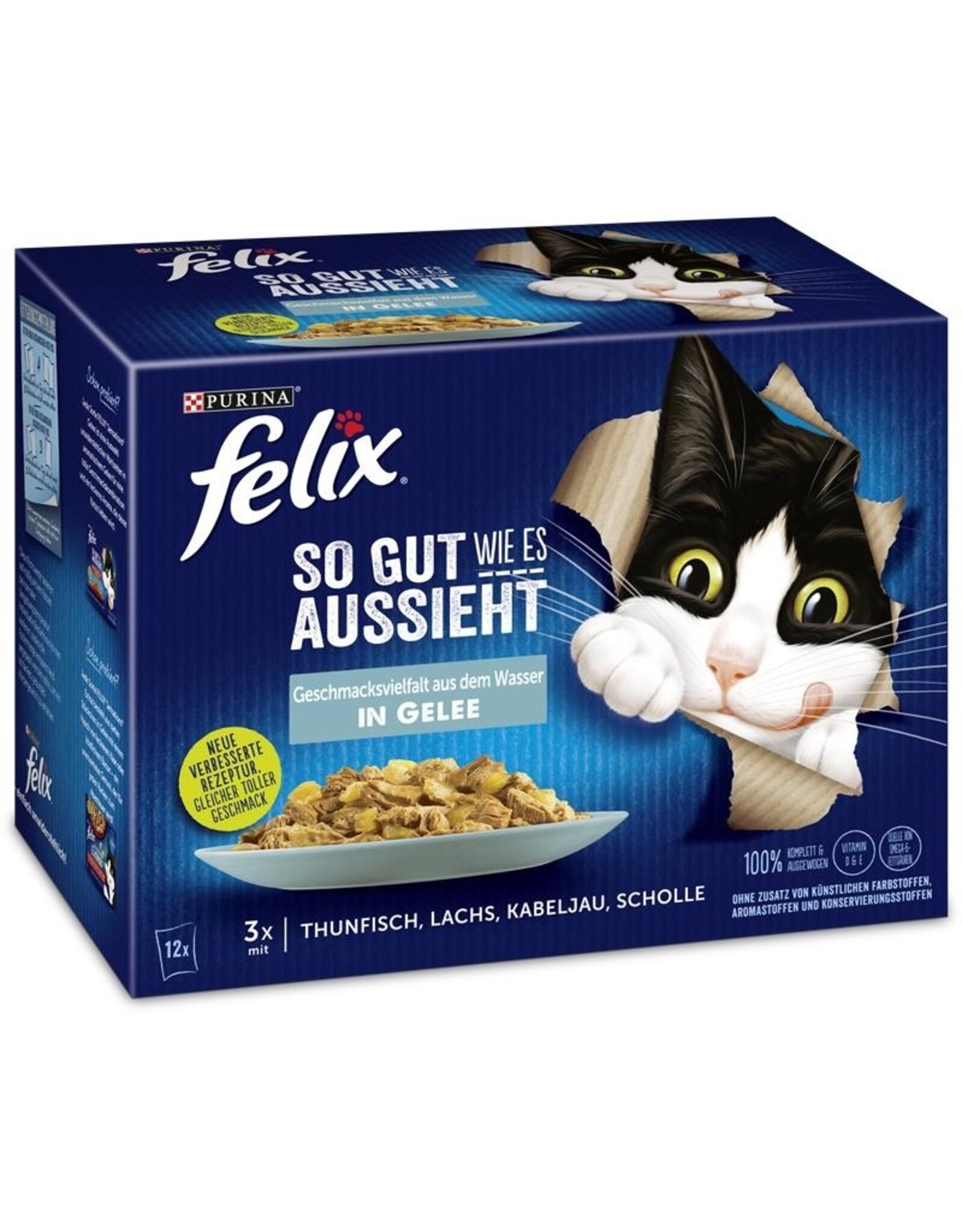 Felix Felix SGWEA Geschmacksvielfalt a. d. Wasser in Gelee 12x85g