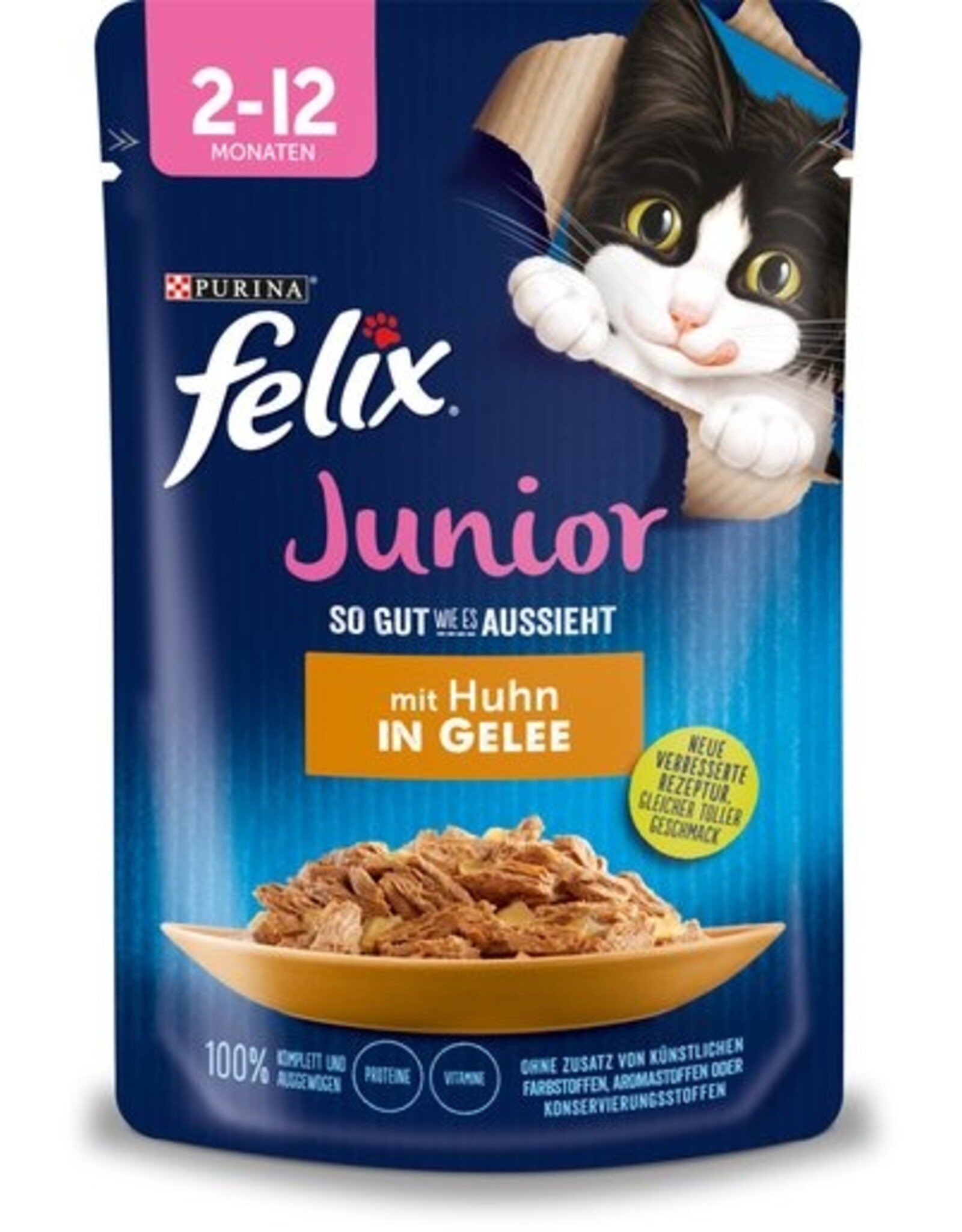 Felix Felix So gut wie es aussieht Junior mit Huhn 85g