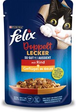 Felix Felix SGWEA doppelt lecker m.Rind & Geflügel 85g