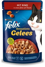 Felix Felix Sensations Gelees mit Rind & Tomate  85g